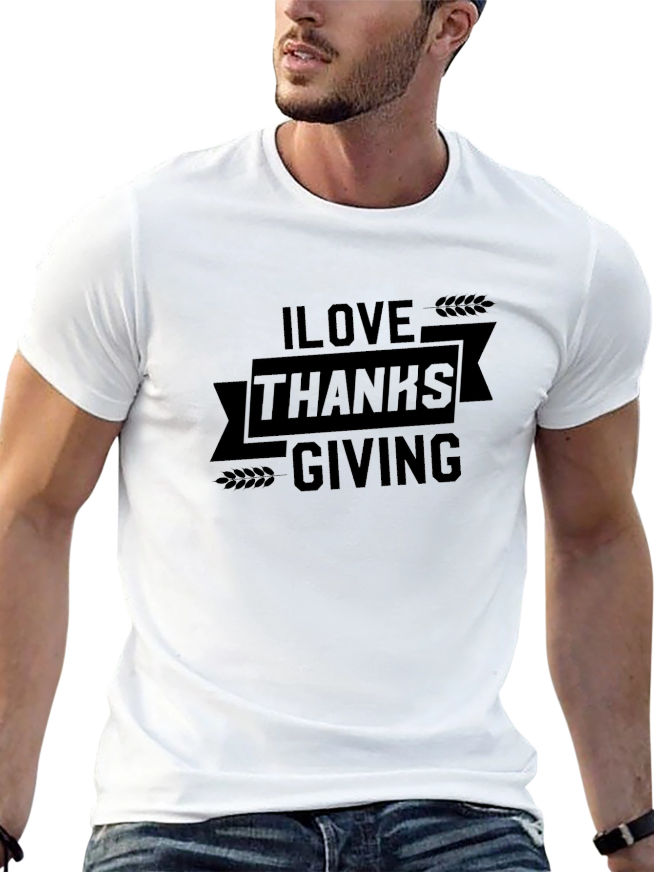 I Love Thanksgiving Graphic Tee