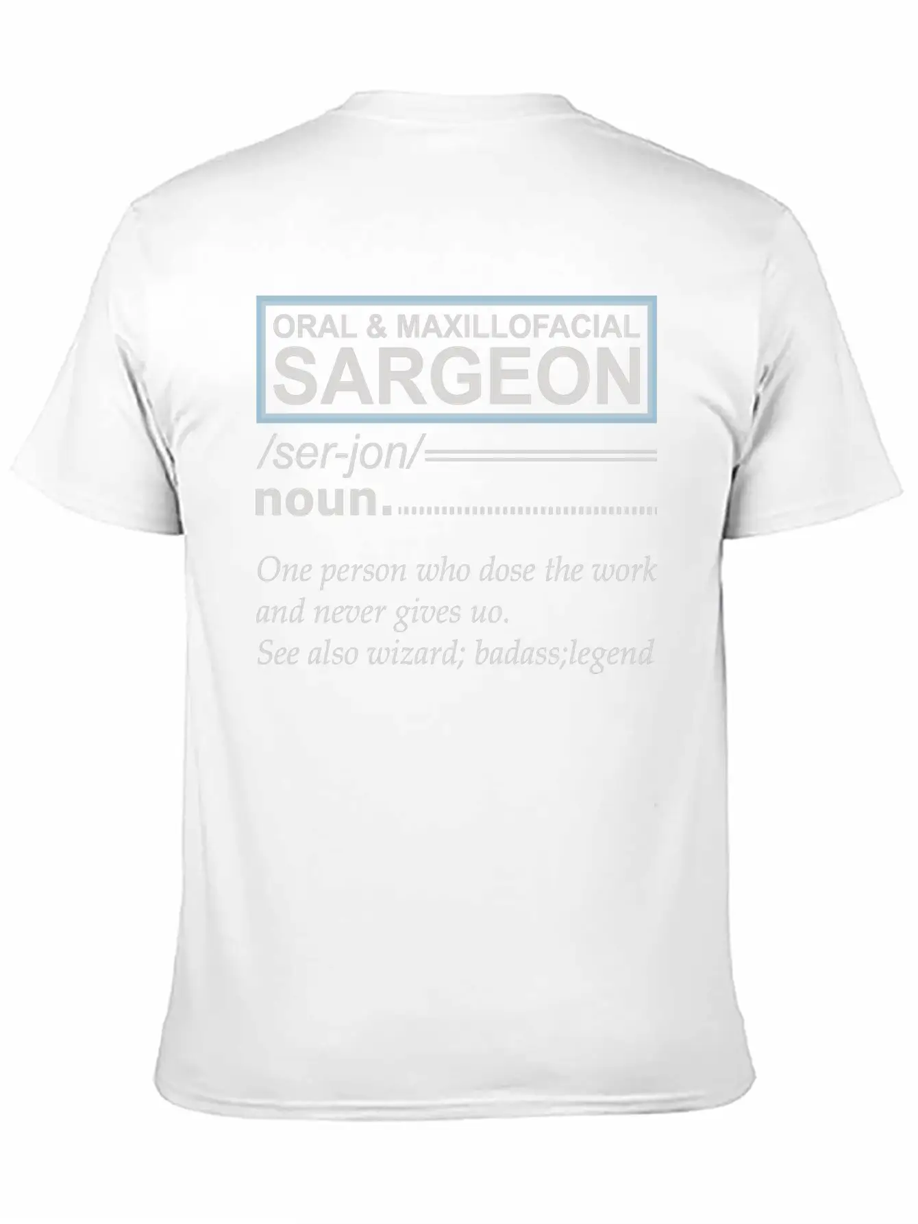 Oral And Maxillofacial Surgeon Noun Basic Graphic T-Shirt – Daily Comfort In Soft Cotton