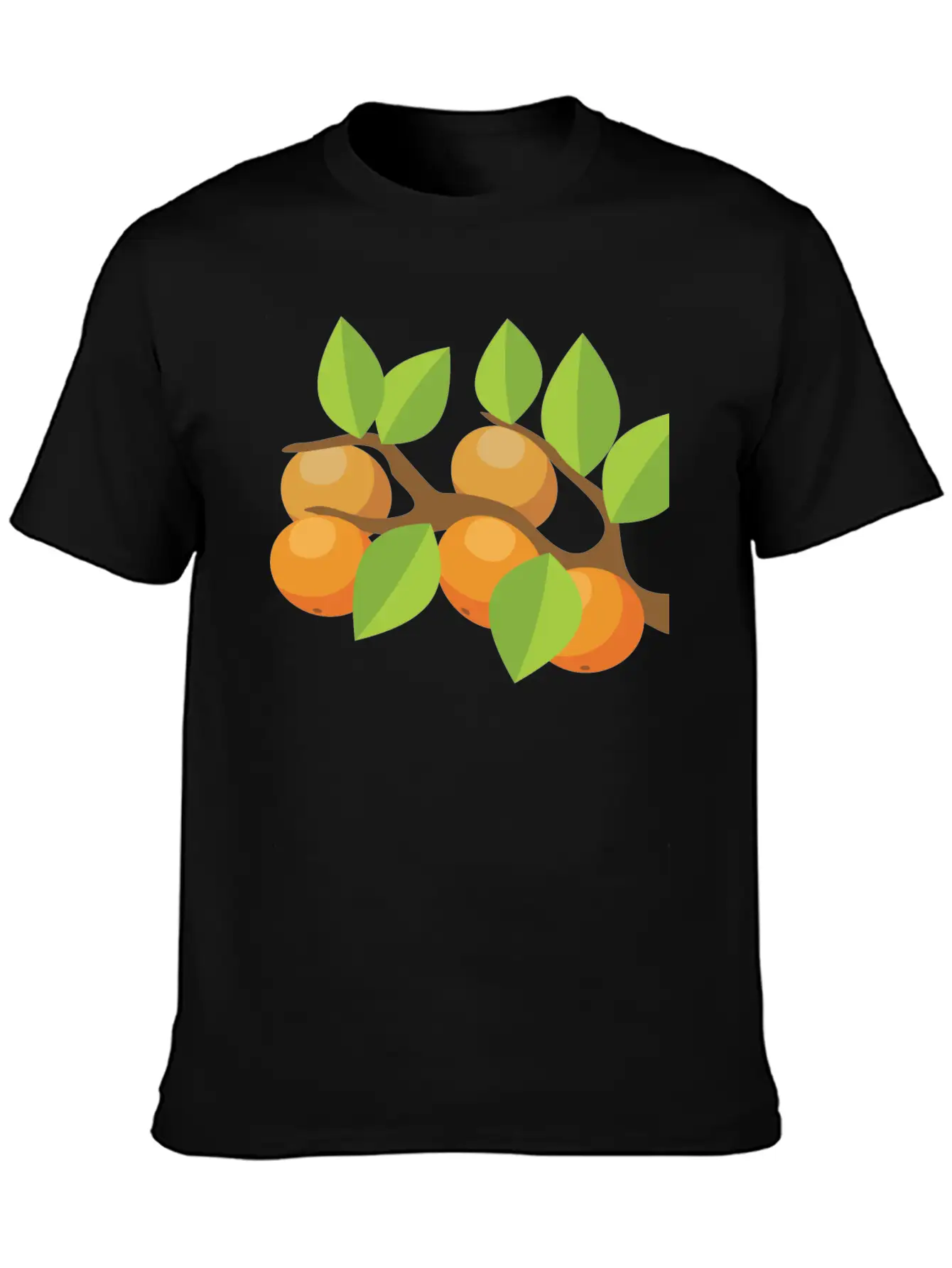 Orange Tree Unisex Short Sleeve Soft Cotton T-Shirt – Casual Everyday Wear