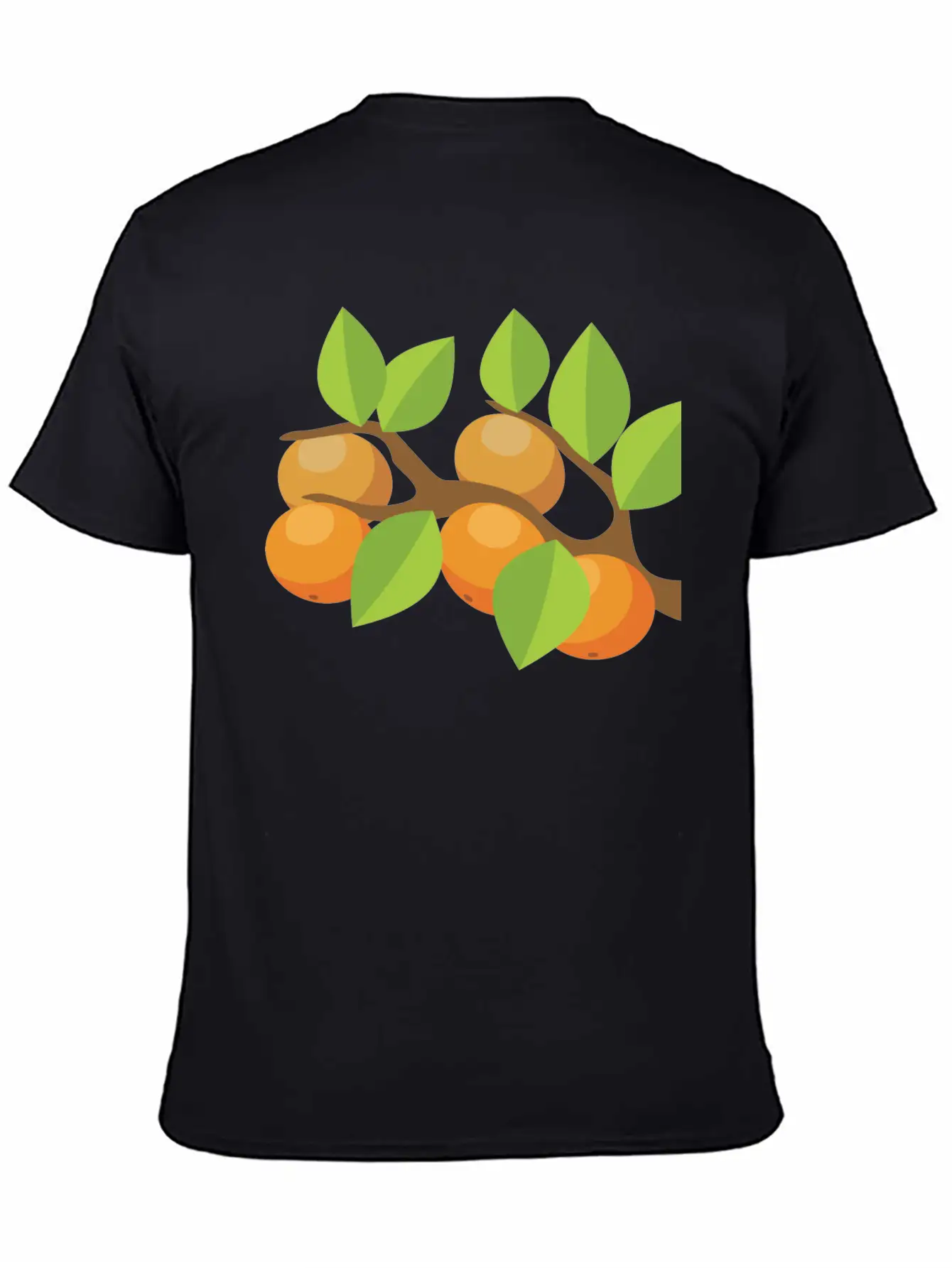 Orange Tree Unisex Short Sleeve Soft Cotton T-Shirt – Casual Everyday Wear