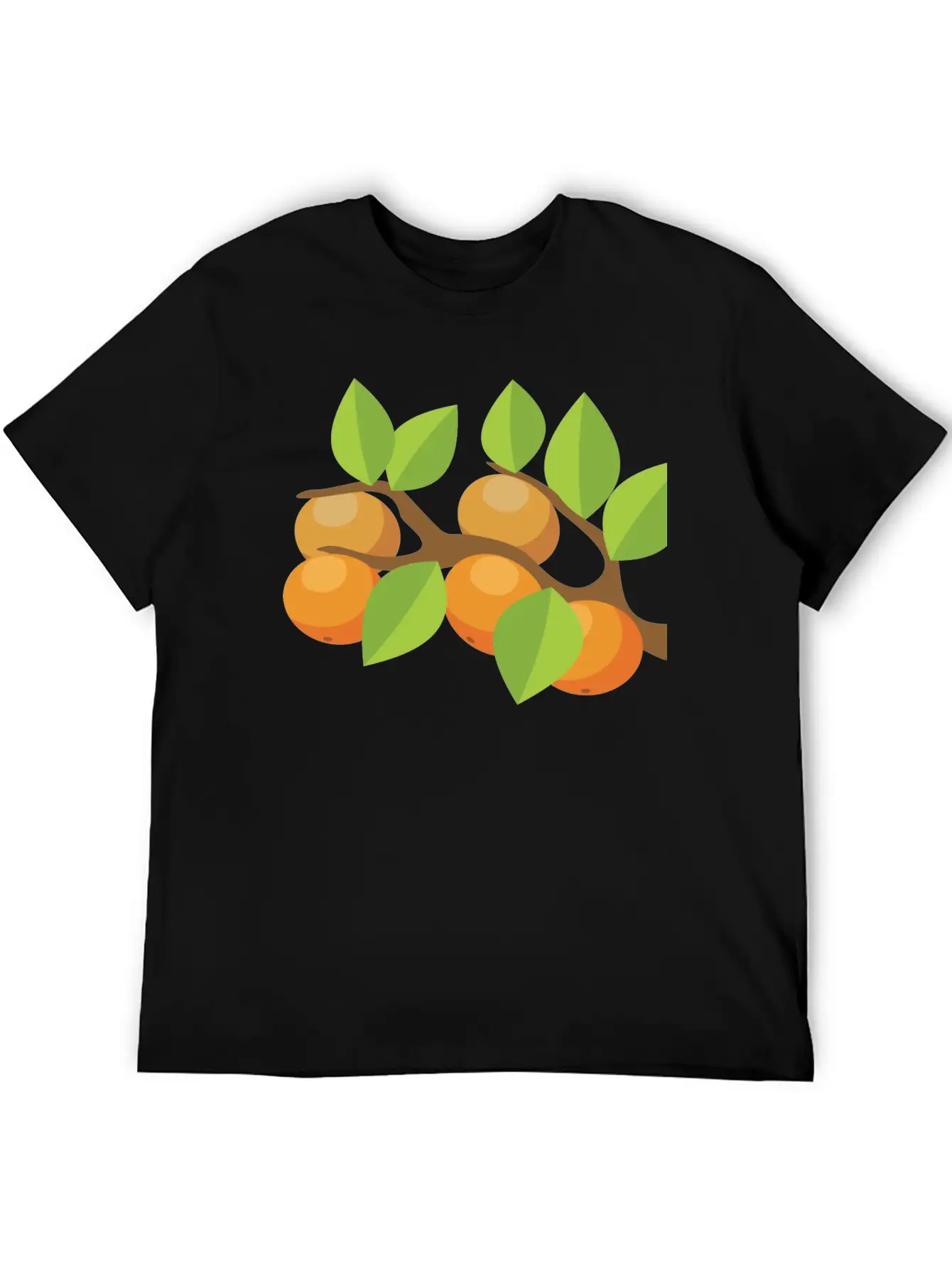 Orange Tree Unisex Short Sleeve Soft Cotton T-Shirt – Casual Everyday Wear