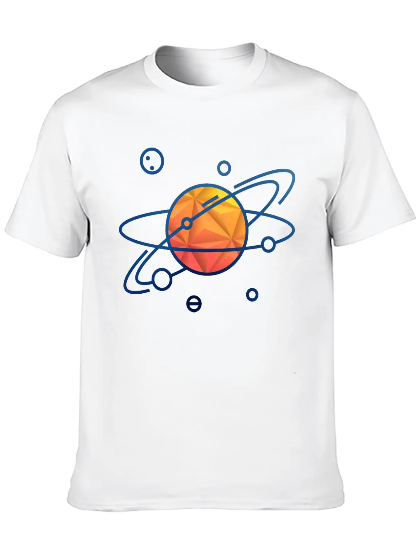 Orbiting Planet Stylish Everyday T-Shirt – Unisex Basic Cotton Tee