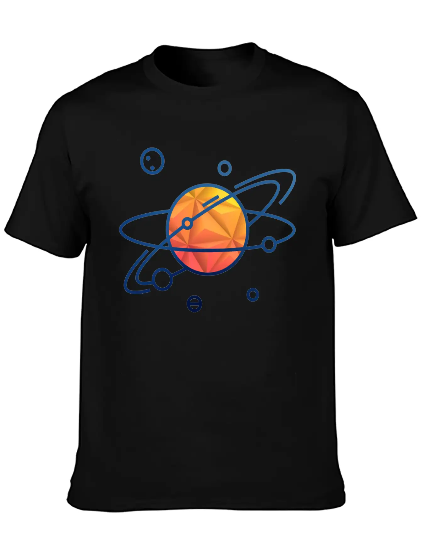 Orbiting Planet Stylish Everyday T-Shirt – Unisex Basic Cotton Tee