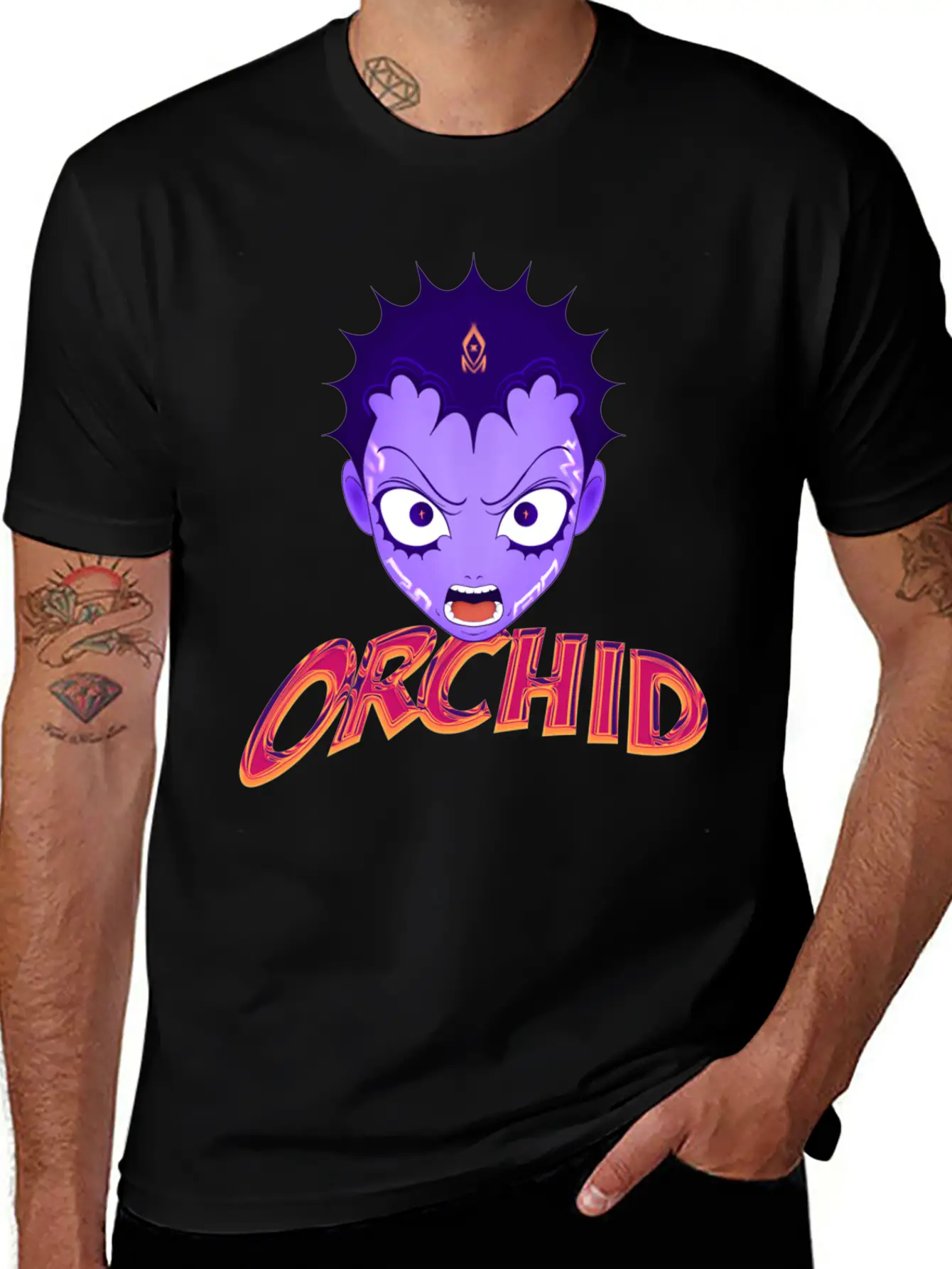 Orchid Characters 1 Stylish Everyday T-Shirt – Unisex Basic Cotton Tee