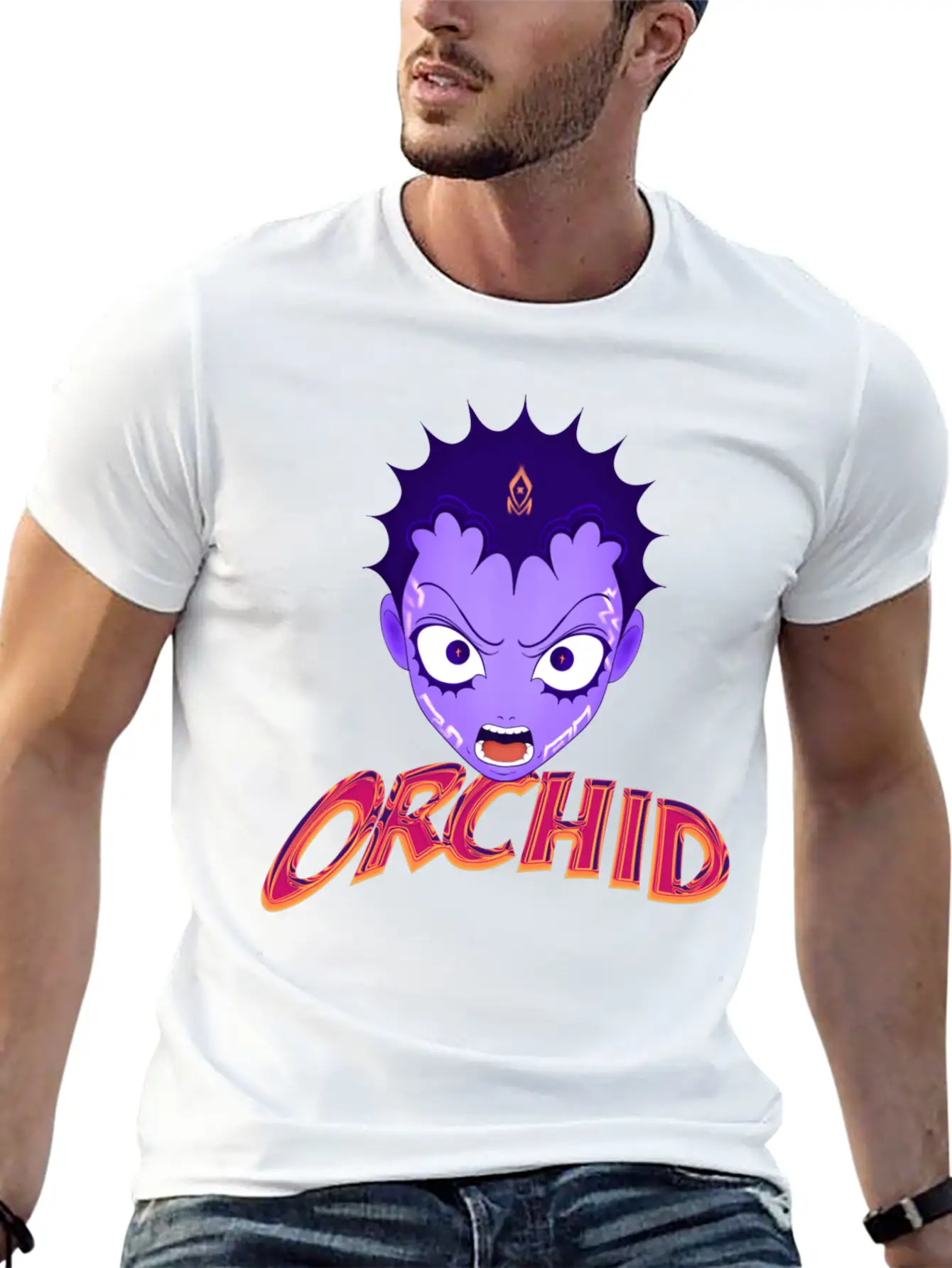 Orchid Characters 1 Stylish Everyday T-Shirt – Unisex Basic Cotton Tee