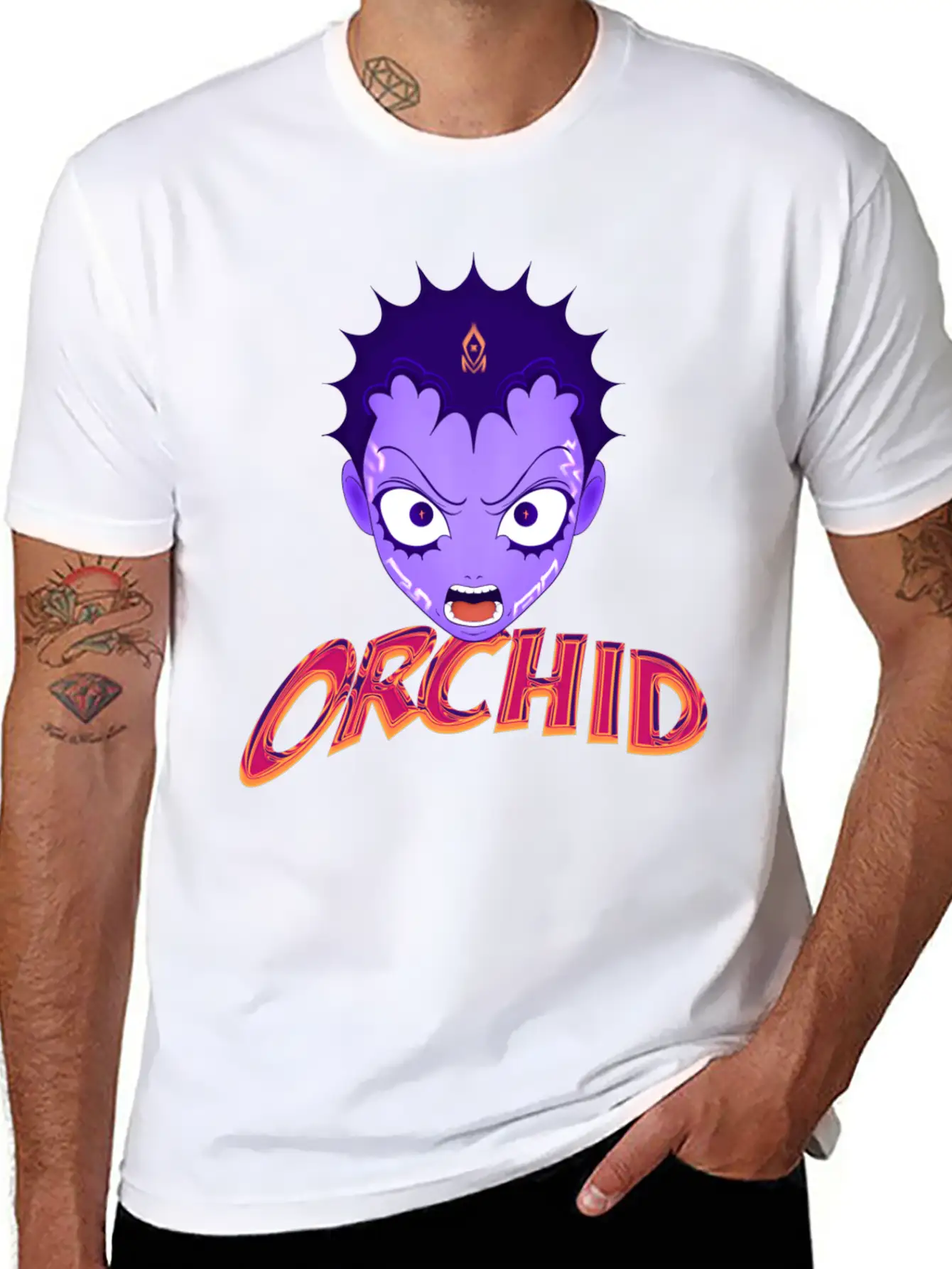 Orchid Characters 1 Stylish Everyday T-Shirt – Unisex Basic Cotton Tee