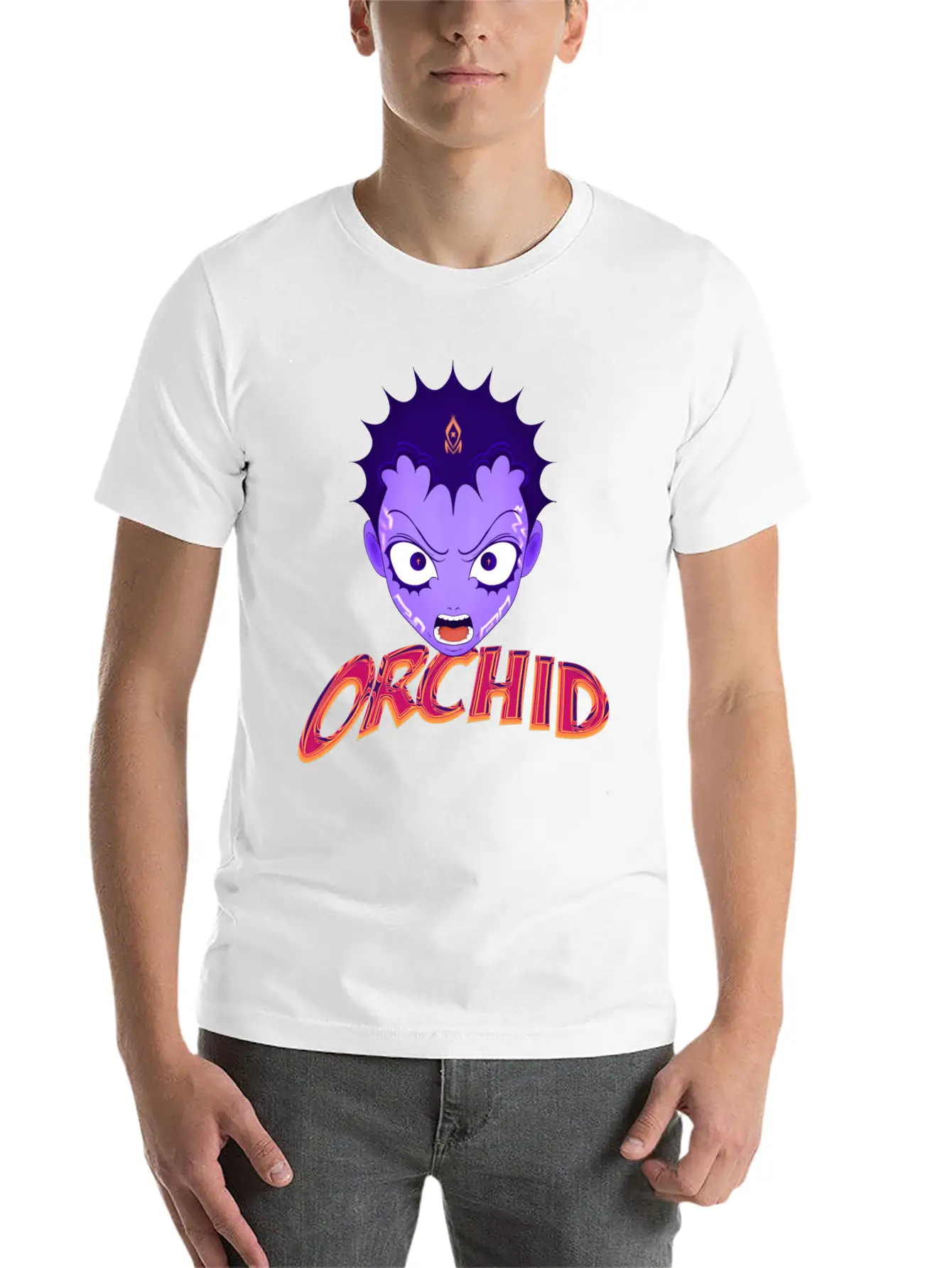 Orchid Characters 1 Stylish Everyday T-Shirt – Unisex Basic Cotton Tee