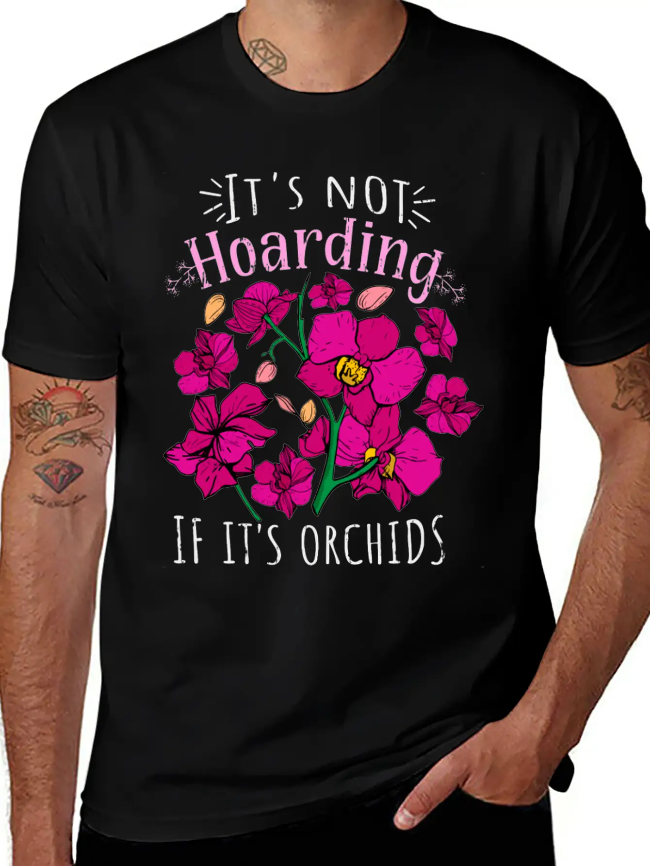 Orchids Plant Lover Women Flowers Gift Florist Comfortable Minimalist Graphic Tee – Summer Style Essential