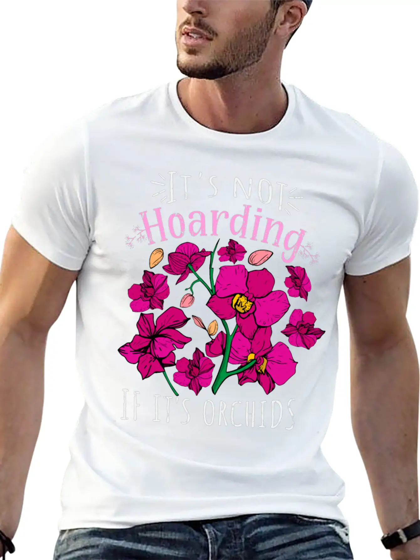 Orchids Plant Lover Women Flowers Gift Florist Comfortable Minimalist Graphic Tee – Summer Style Essential