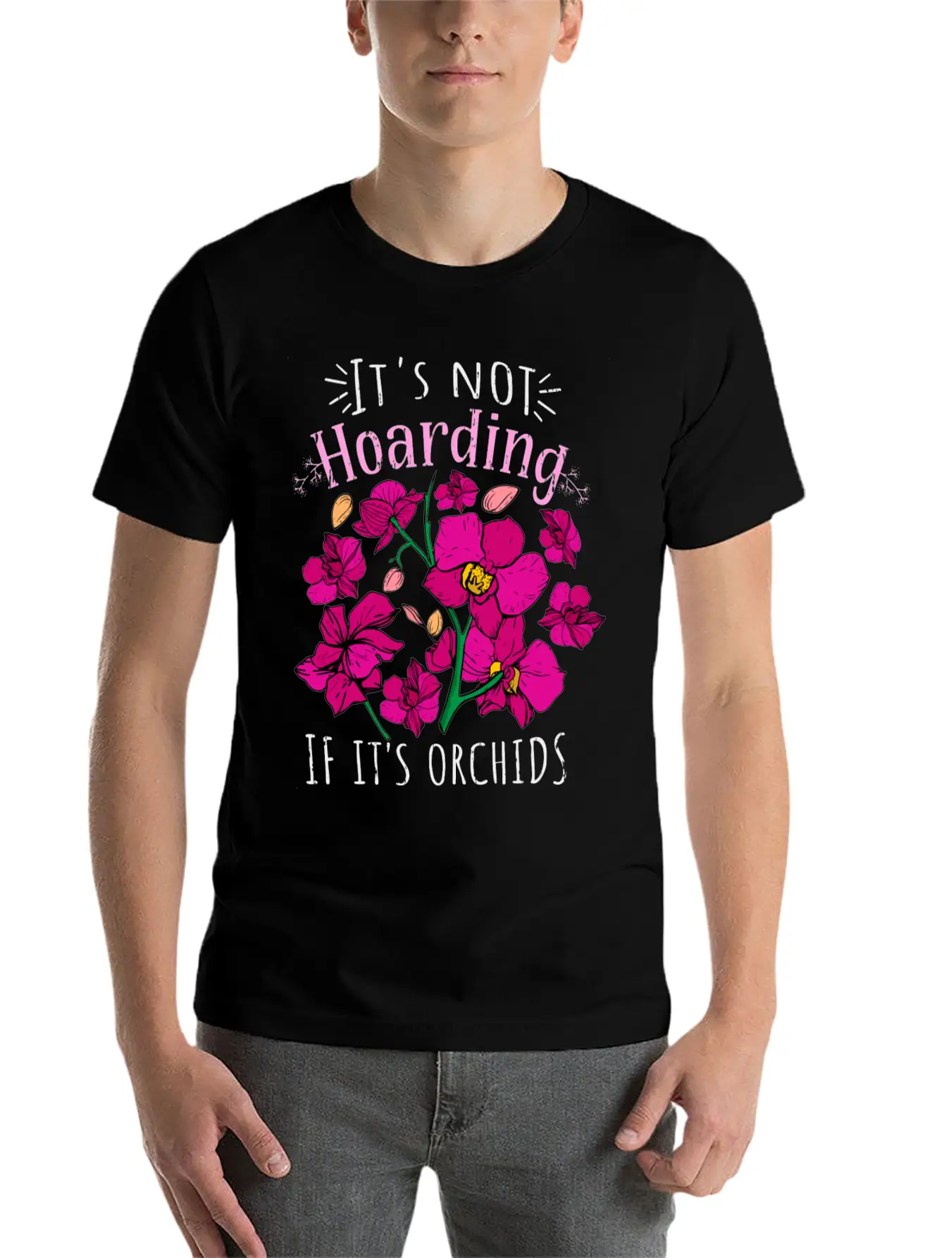 Orchids Plant Lover Women Flowers Gift Florist Comfortable Minimalist Graphic Tee – Summer Style Essential