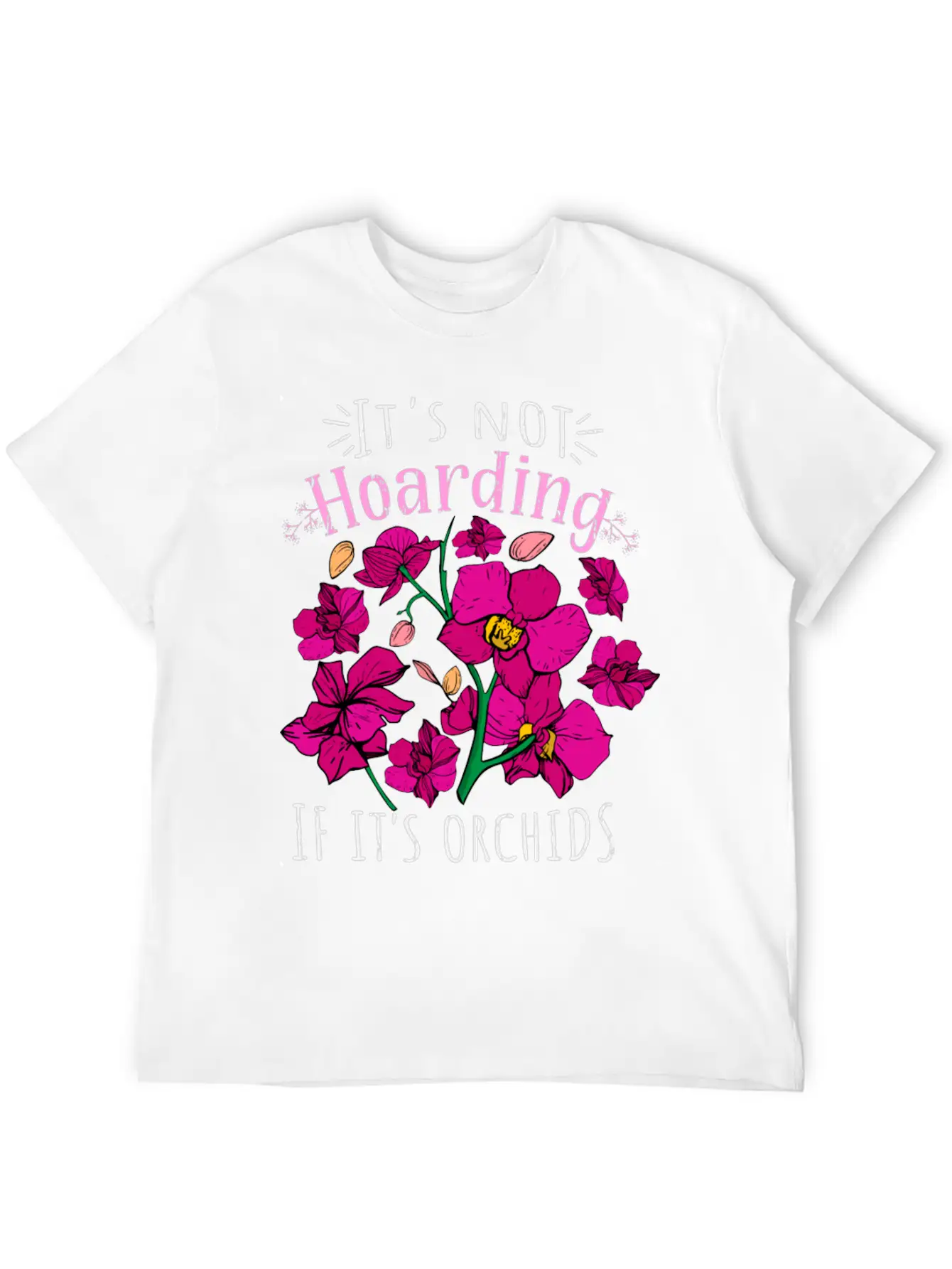 Orchids Plant Lover Women Flowers Gift Florist Comfortable Minimalist Graphic Tee – Summer Style Essential