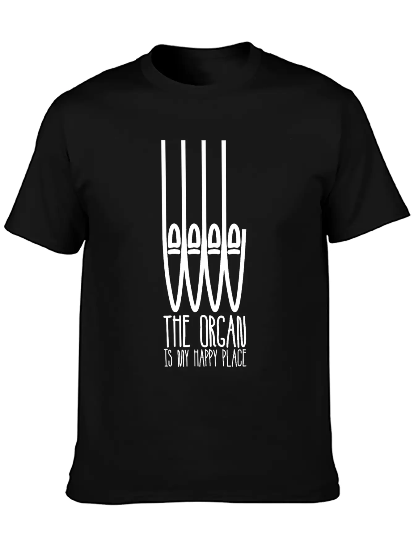 Organ Player Church Music Organist Basic Graphic T-Shirt – Daily Comfort In Soft Cotton