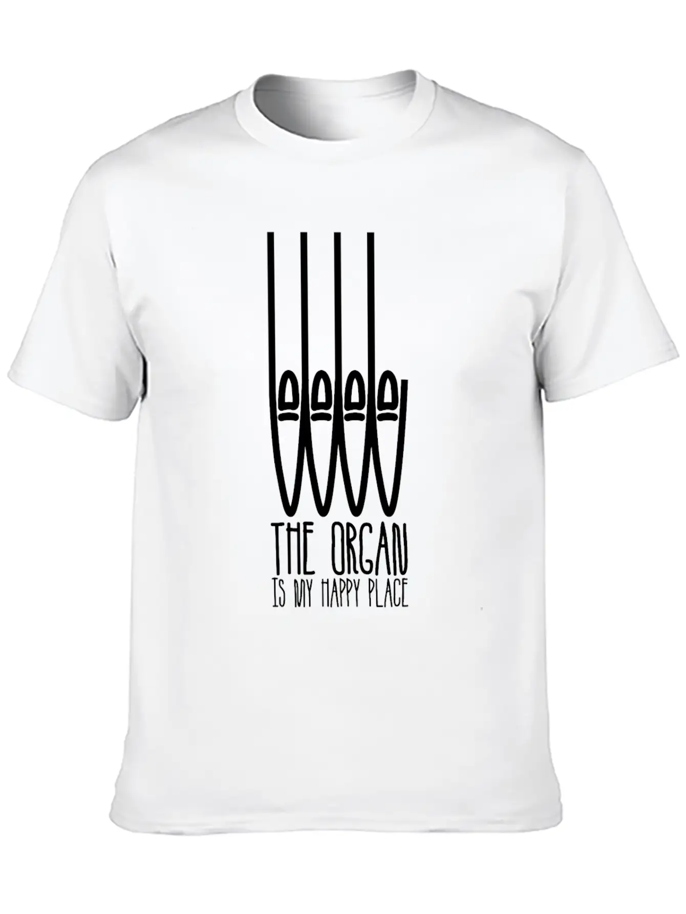 Organ Player Church Music Organist Basic Graphic T-Shirt – Daily Comfort In Soft Cotton