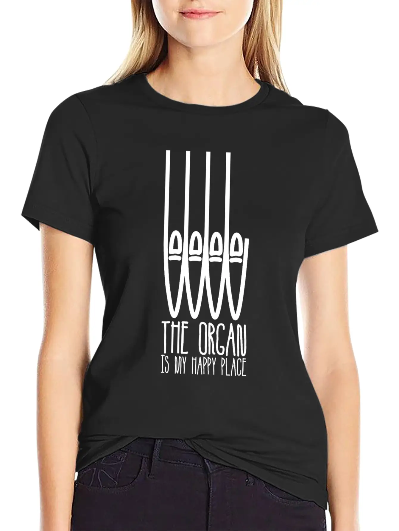 Organ Player Church Music Organist Basic Graphic T-Shirt – Daily Comfort In Soft Cotton