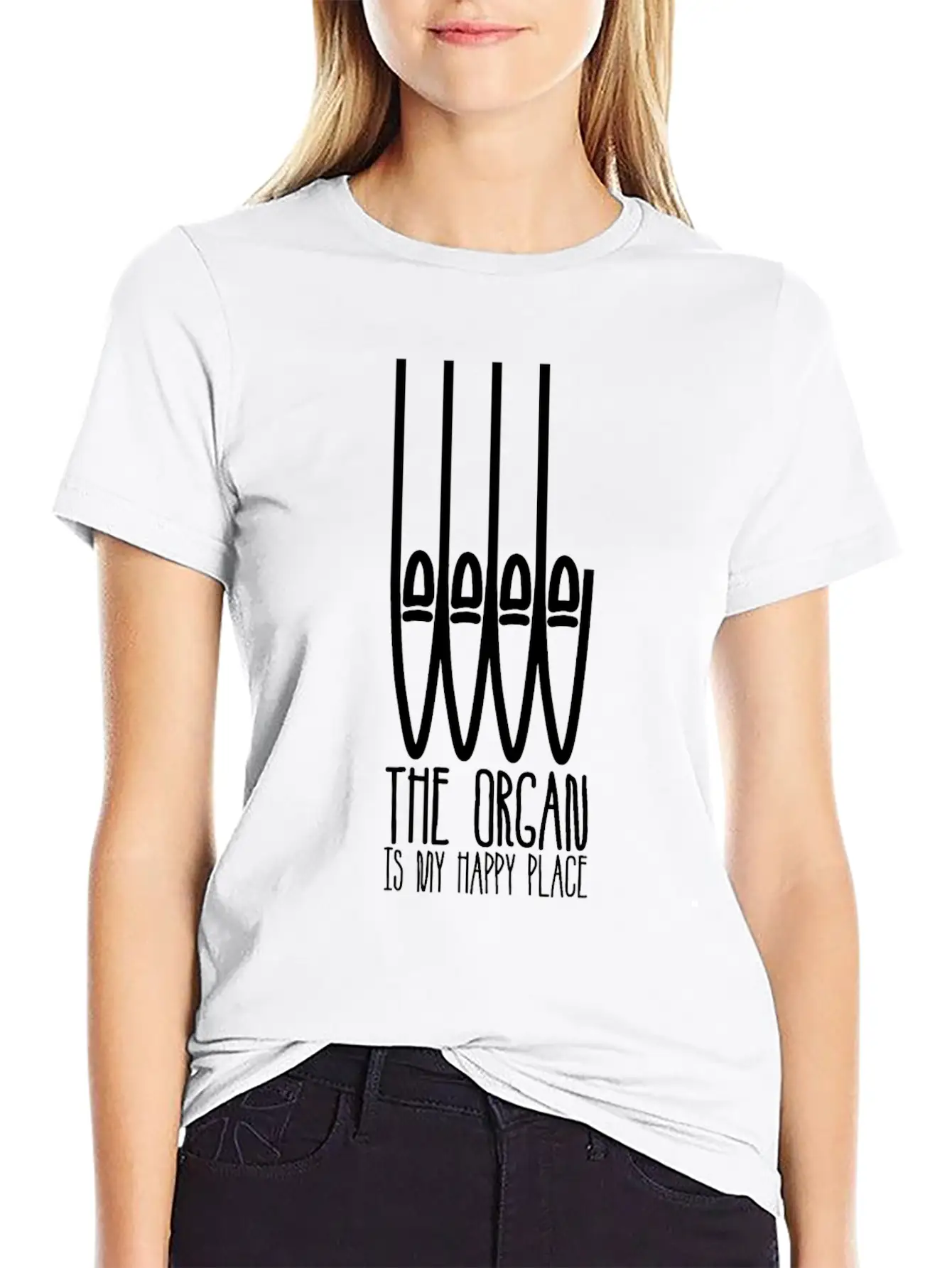 Organ Player Church Music Organist Basic Graphic T-Shirt – Daily Comfort In Soft Cotton