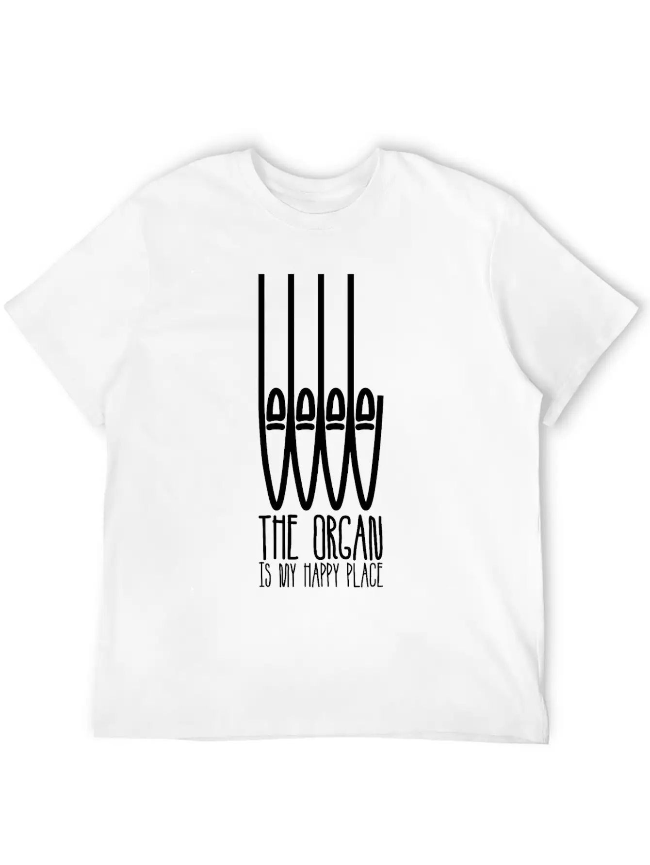 Organ Player Church Music Organist Basic Graphic T-Shirt – Daily Comfort In Soft Cotton