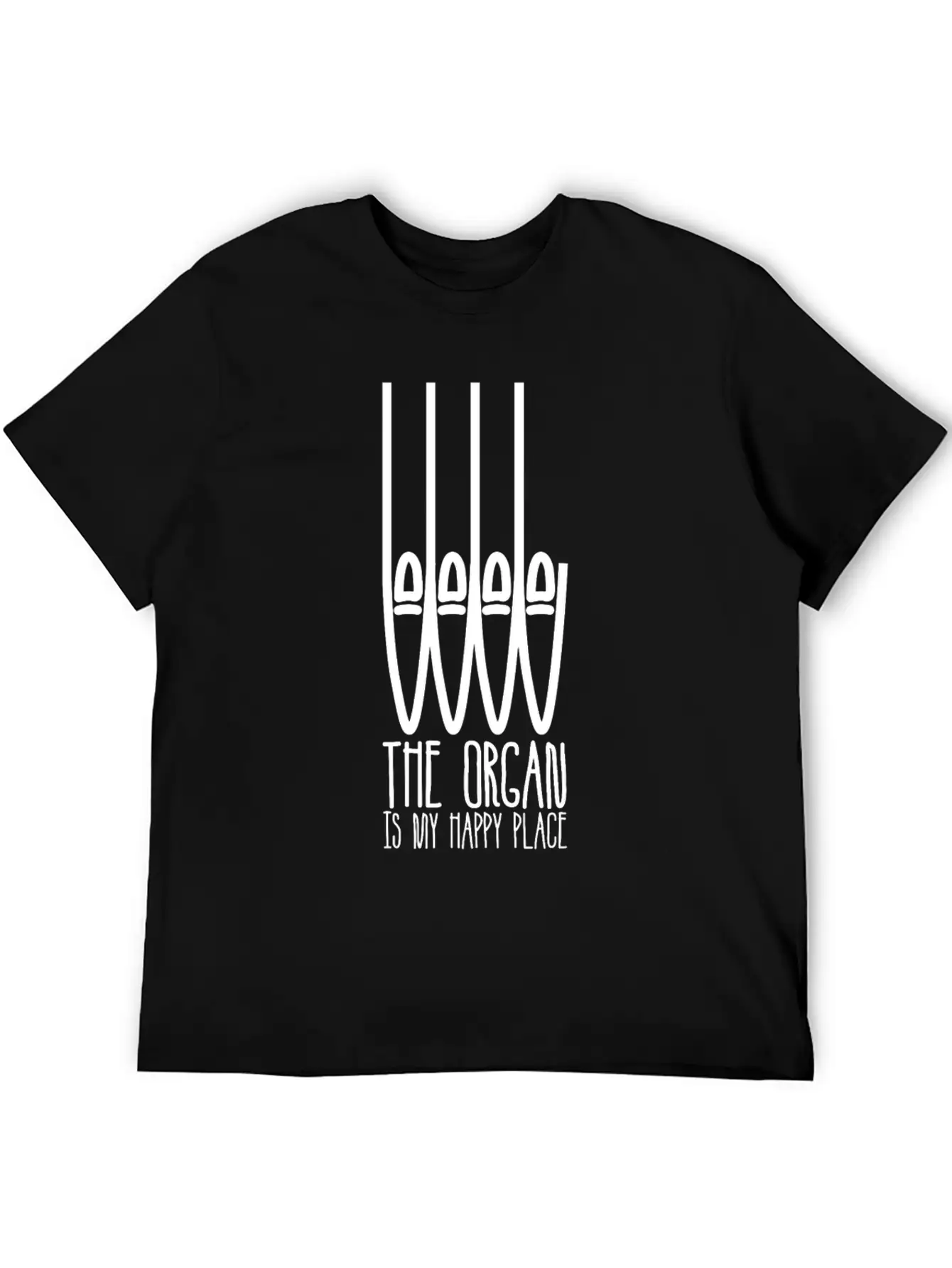 Organ Player Church Music Organist Basic Graphic T-Shirt – Daily Comfort In Soft Cotton