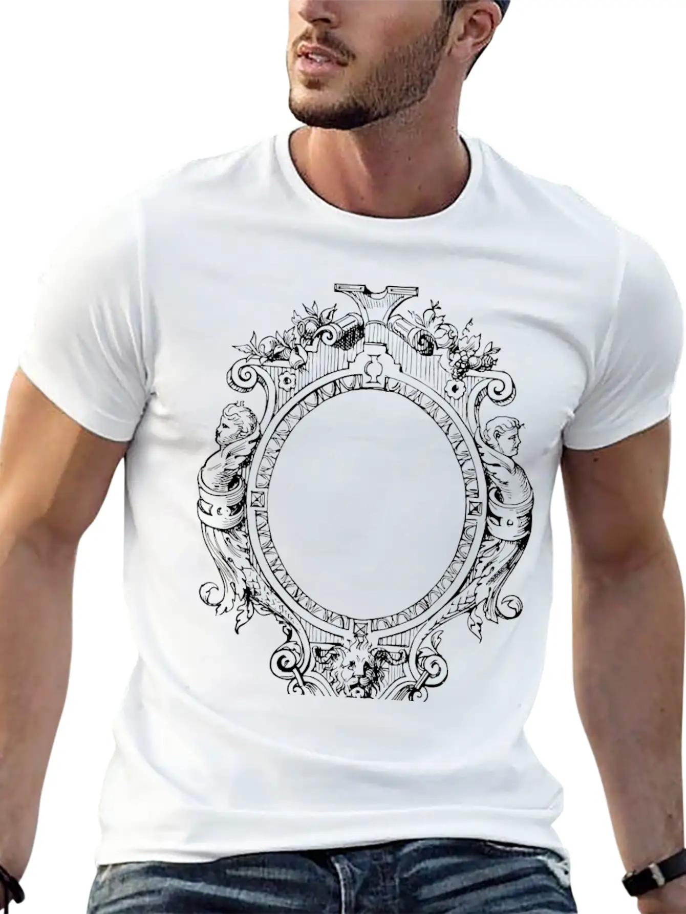 Ornate Frame 11 Essential Unisex Summer Tee – Soft Cotton Casual Fit