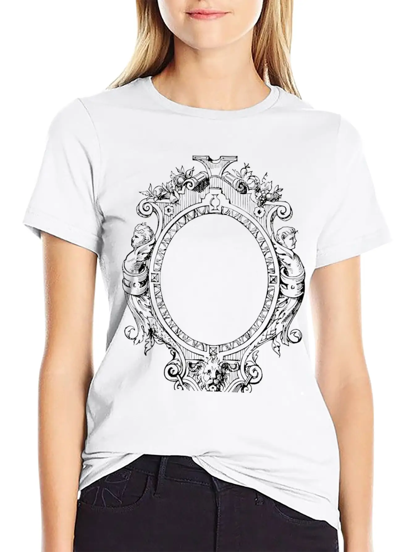 Ornate Frame 11 Essential Unisex Summer Tee – Soft Cotton Casual Fit