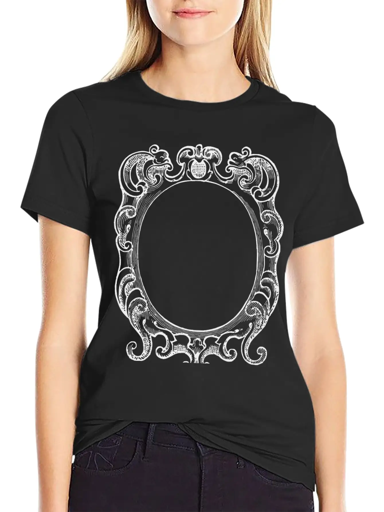 Ornate Frame 22 Stylish Everyday T-Shirt – Unisex Basic Cotton Tee