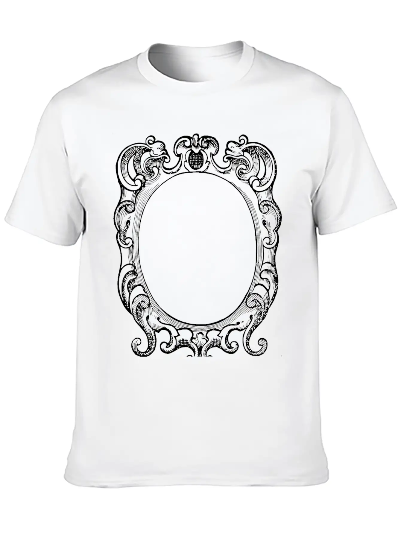 Ornate Frame 22 Stylish Everyday T-Shirt – Unisex Basic Cotton Tee