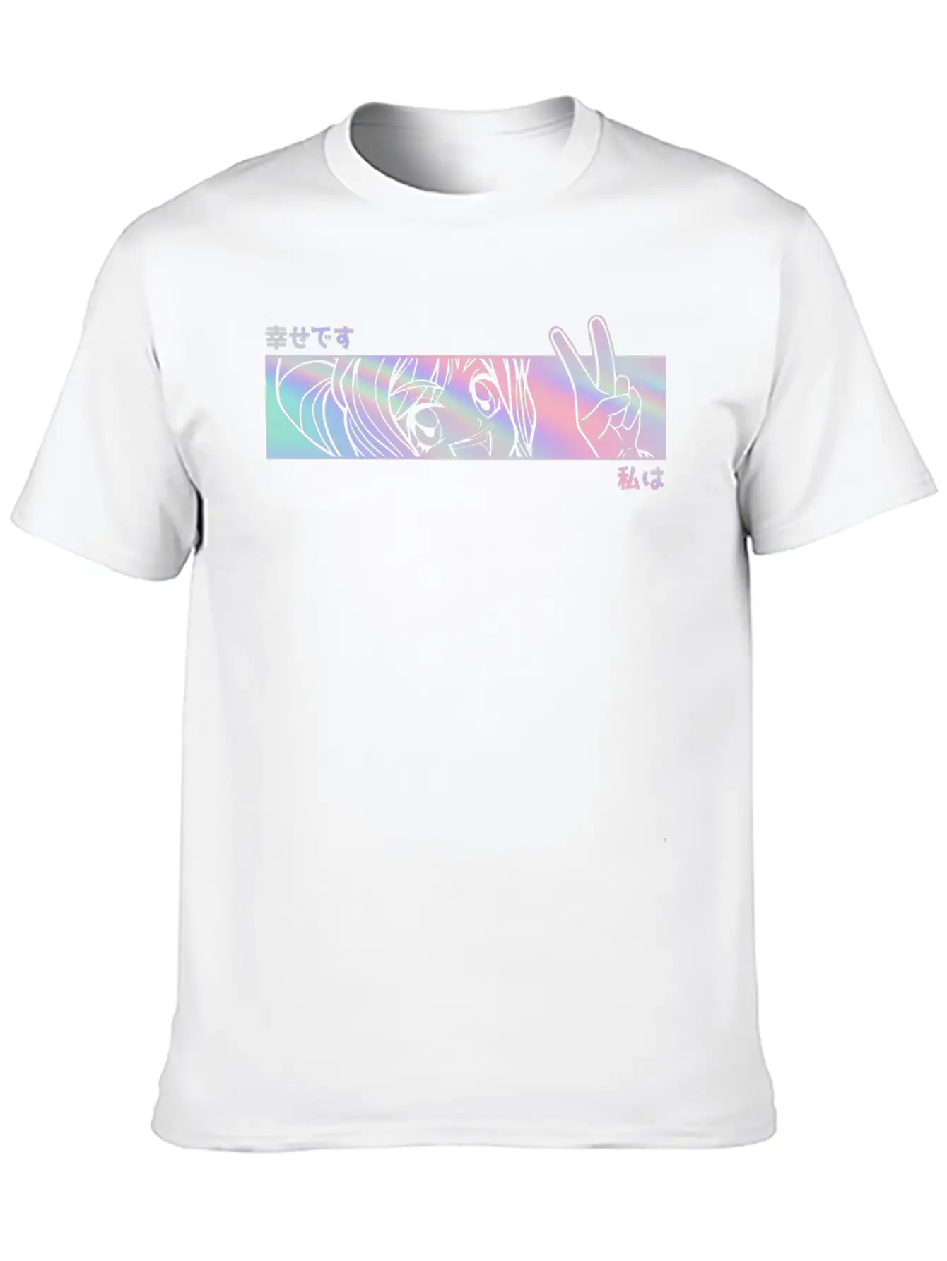 Otaku Girl Pastel Goth Anime Stylish Everyday T-Shirt – Unisex Basic Cotton Tee