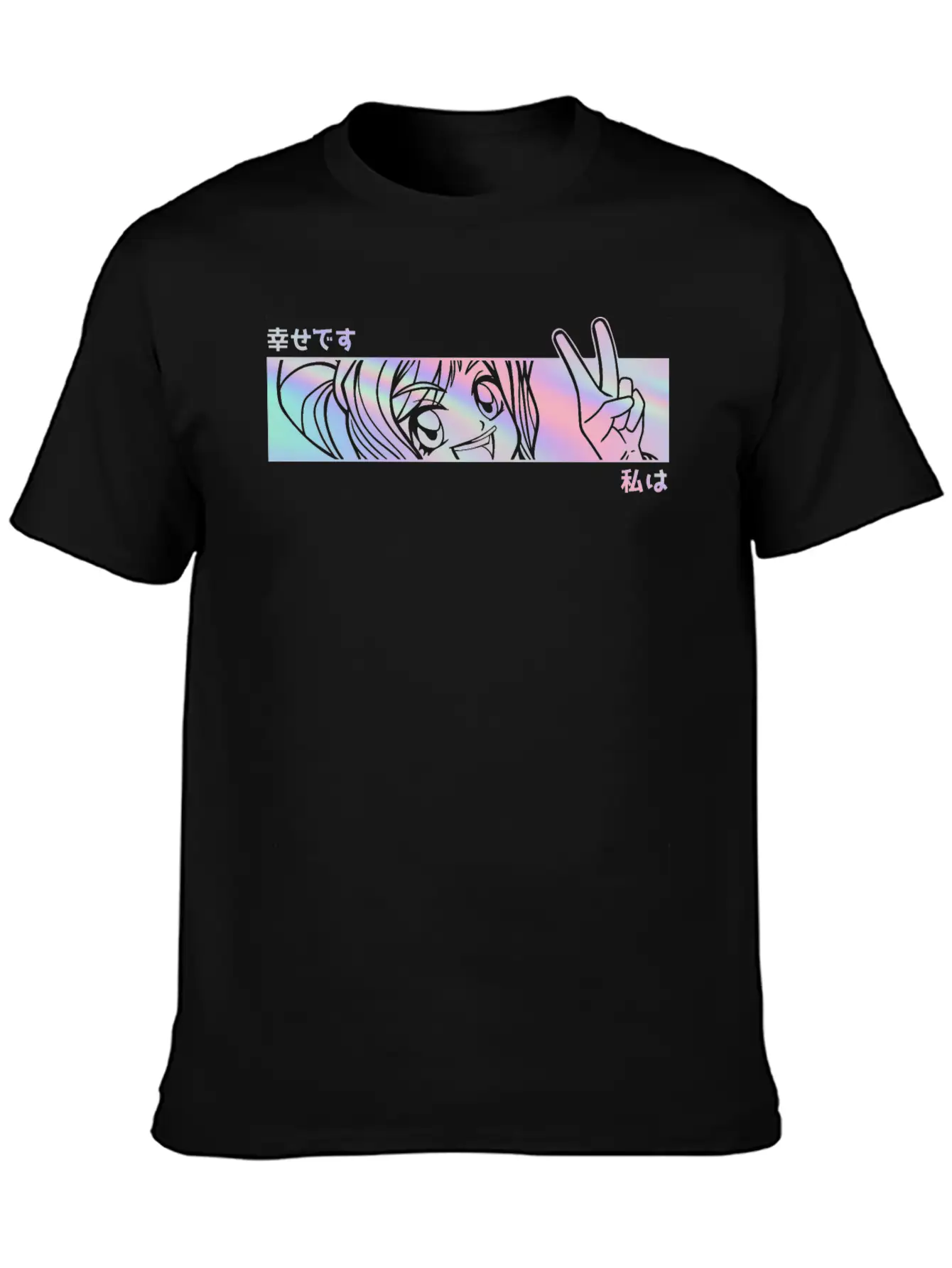 Otaku Girl Pastel Goth Anime Stylish Everyday T-Shirt – Unisex Basic Cotton Tee