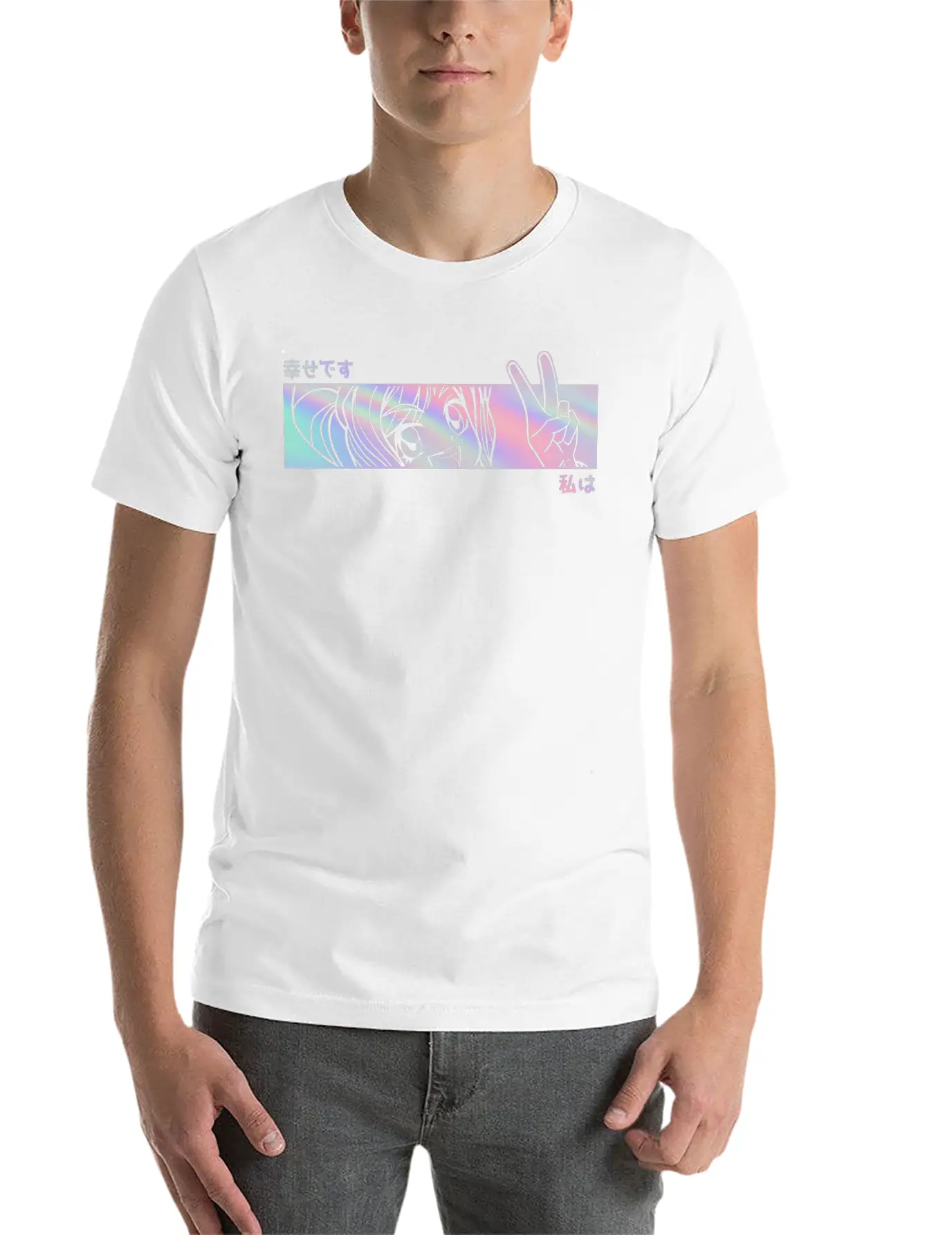 Otaku Girl Pastel Goth Anime Stylish Everyday T-Shirt – Unisex Basic Cotton Tee