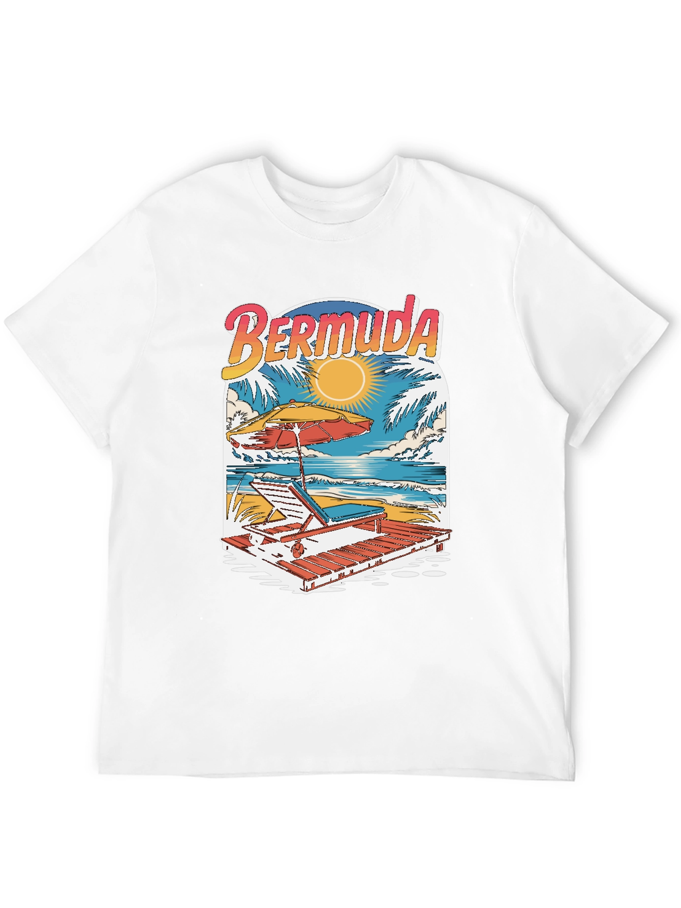 Bermuda Beach T-Shirt - Island Getaway Tee