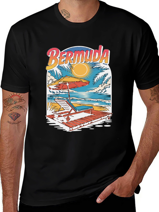 Bermuda Beach T-Shirt - Island Getaway Tee