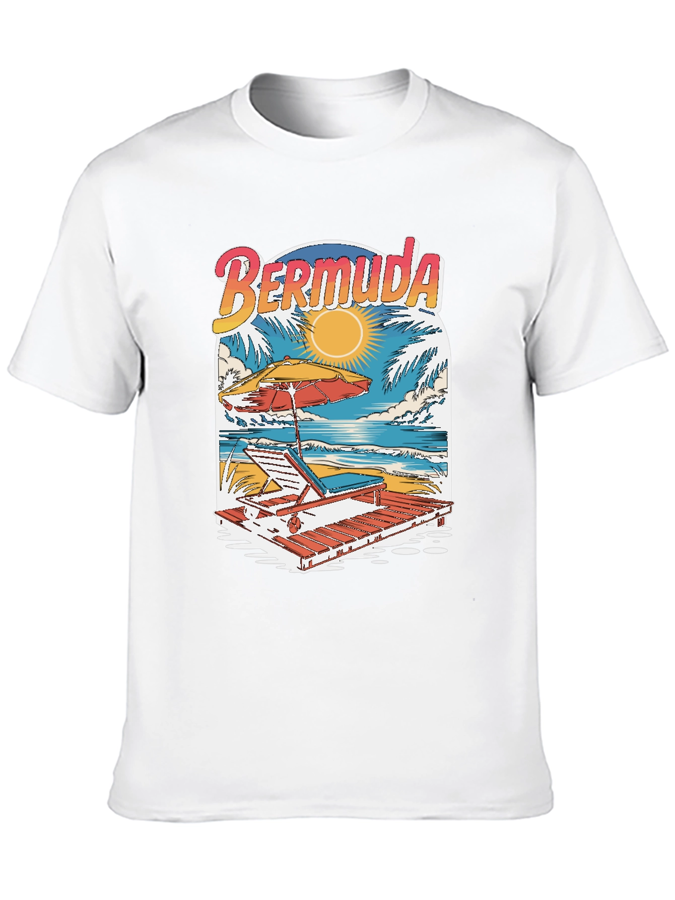 Bermuda Beach T-Shirt - Island Getaway Tee