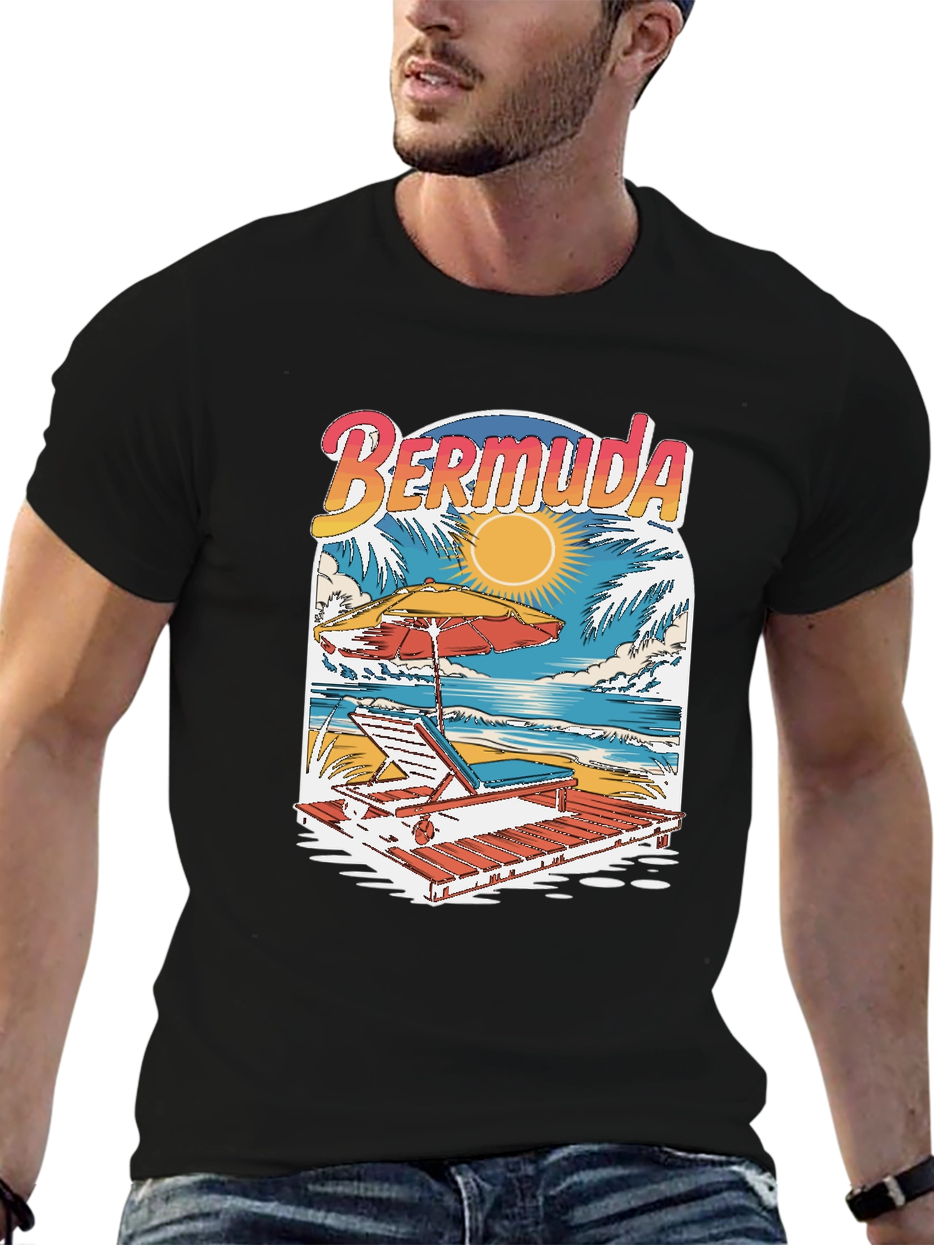 Bermuda Beach T-Shirt - Island Getaway Tee
