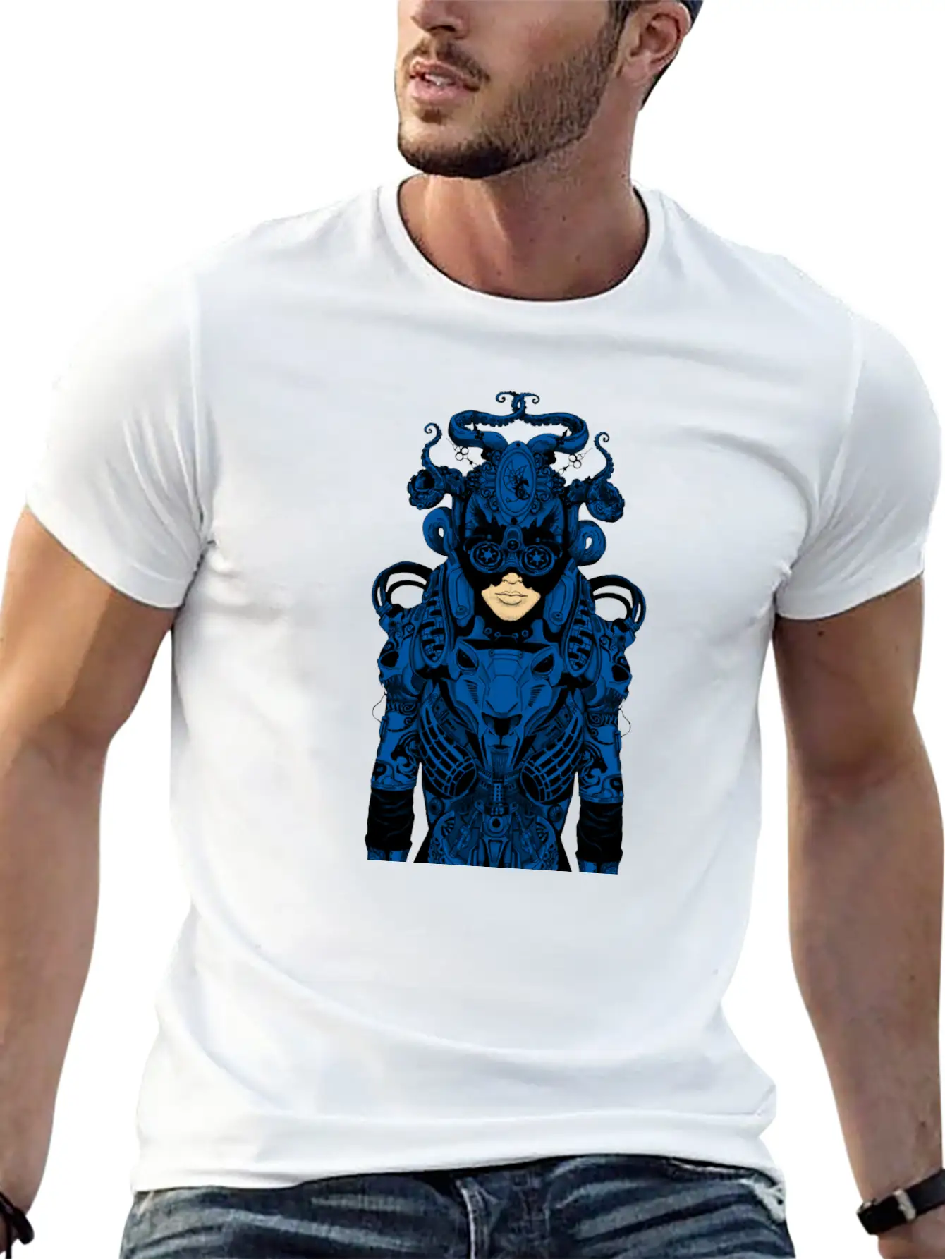 Outfit Of The Day Blue Essential Unisex Summer Tee – Soft Cotton Casual Fit