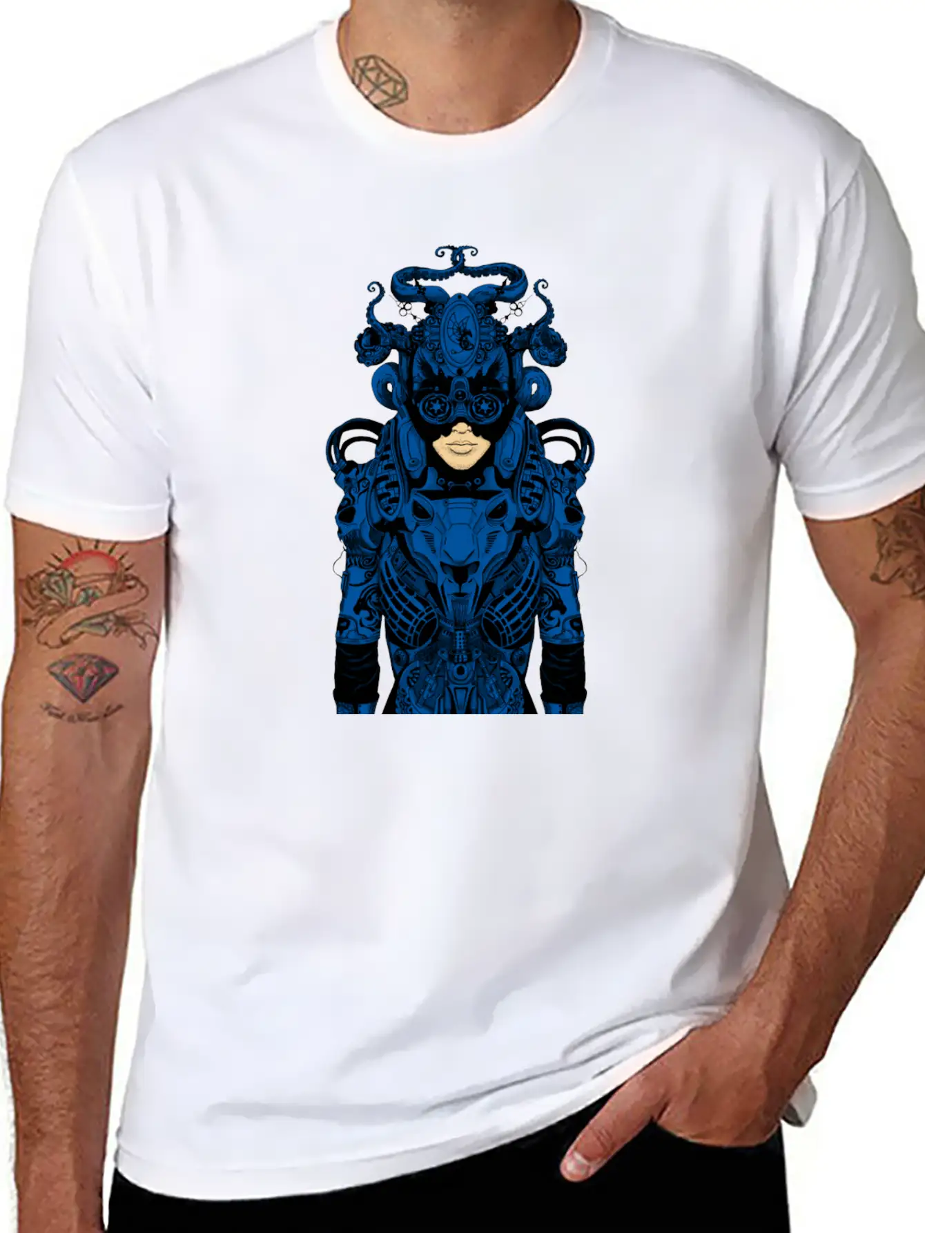 Outfit Of The Day Blue Essential Unisex Summer Tee – Soft Cotton Casual Fit
