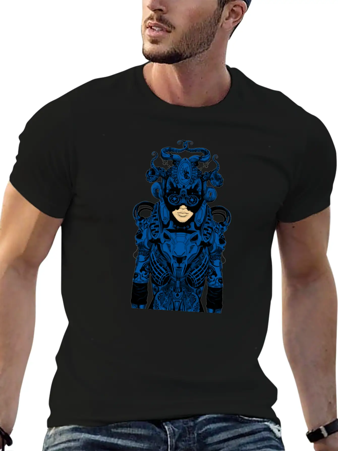 Outfit Of The Day Blue Essential Unisex Summer Tee – Soft Cotton Casual Fit