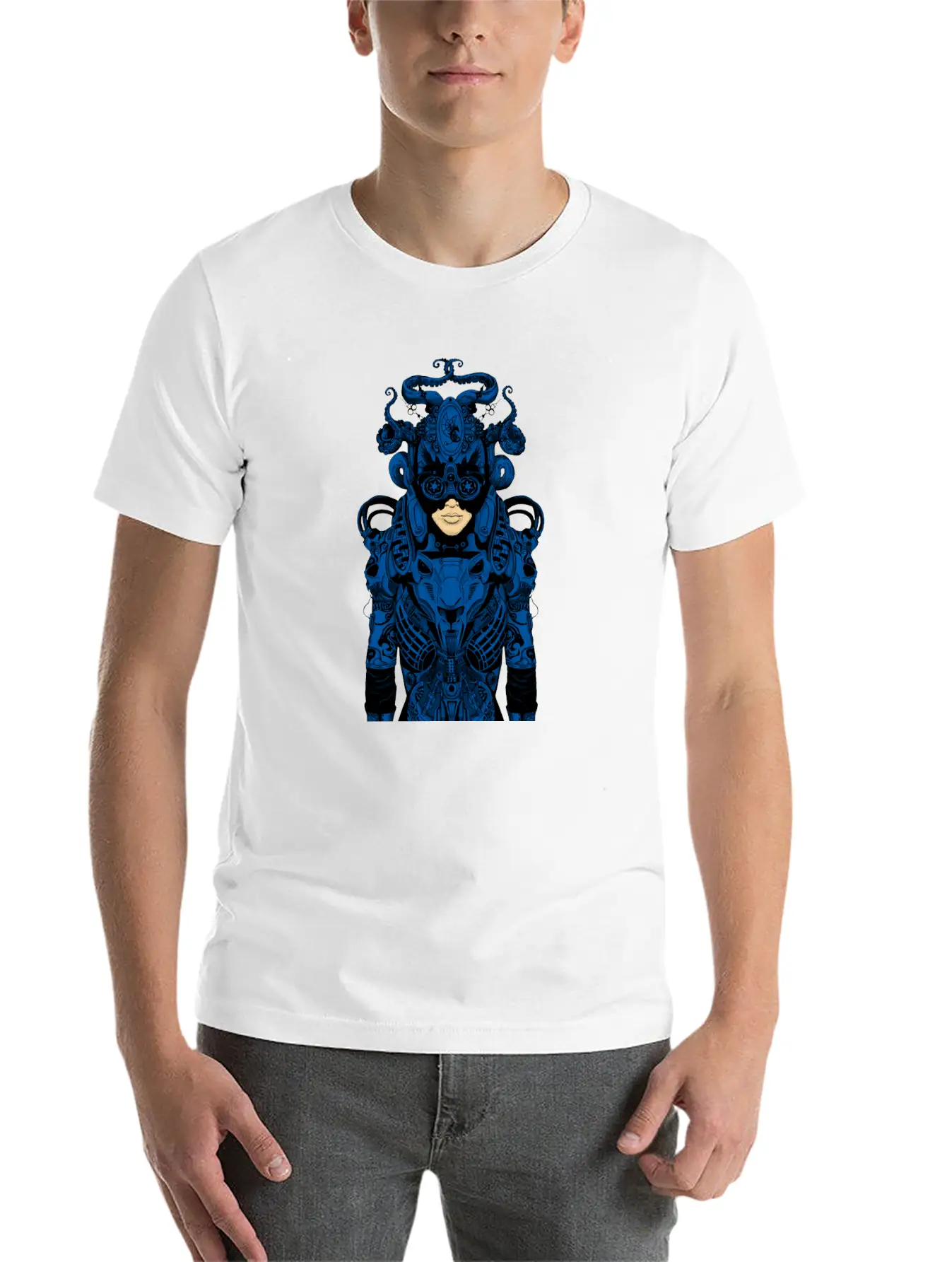 Outfit Of The Day Blue Essential Unisex Summer Tee – Soft Cotton Casual Fit