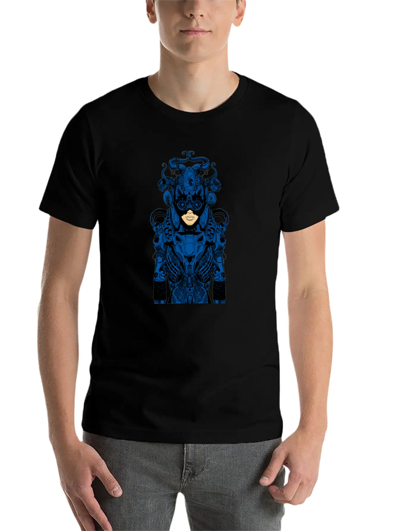 Outfit Of The Day Blue Essential Unisex Summer Tee – Soft Cotton Casual Fit
