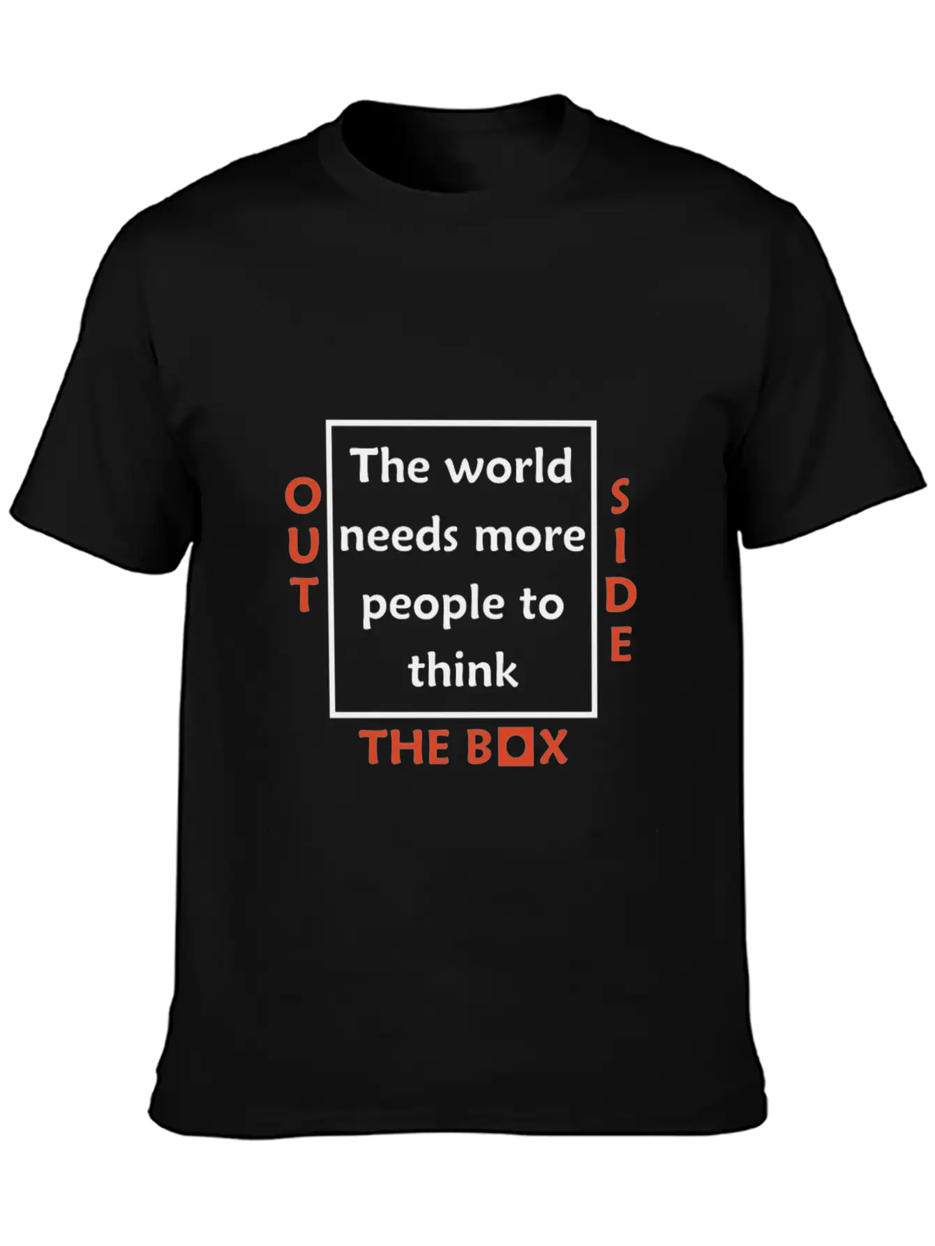 Outside The Box Timeless Short Sleeve Tee – Comfy And Minimalist Design
