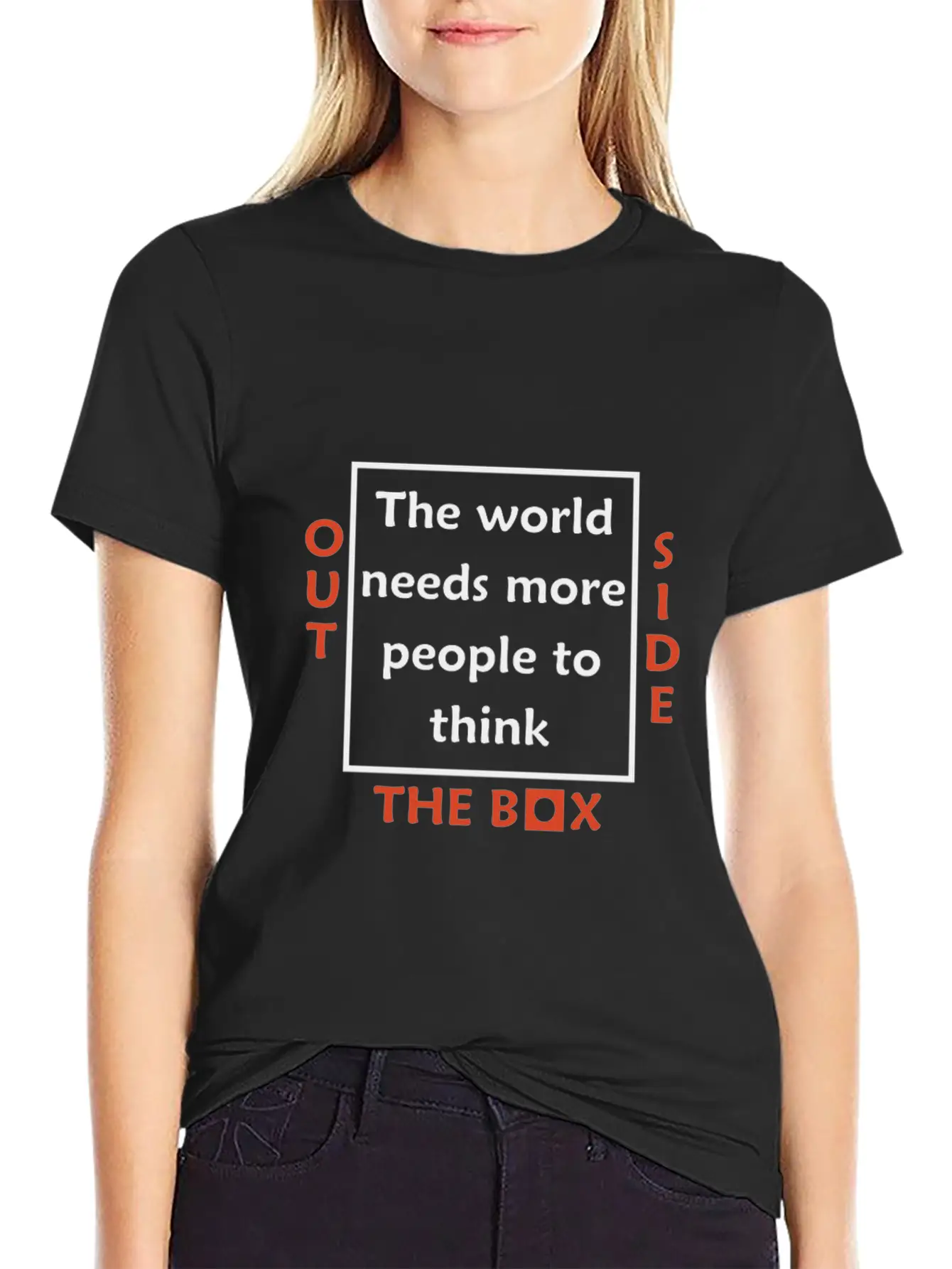 Outside The Box Timeless Short Sleeve Tee – Comfy And Minimalist Design