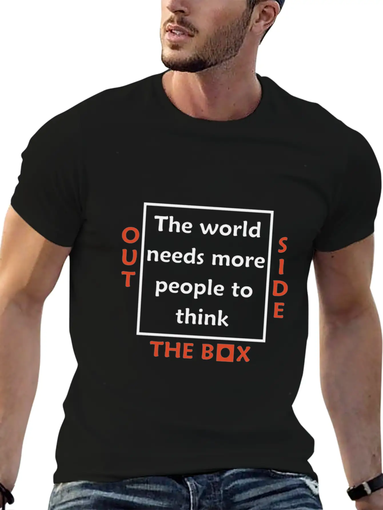 Outside The Box Timeless Short Sleeve Tee – Comfy And Minimalist Design