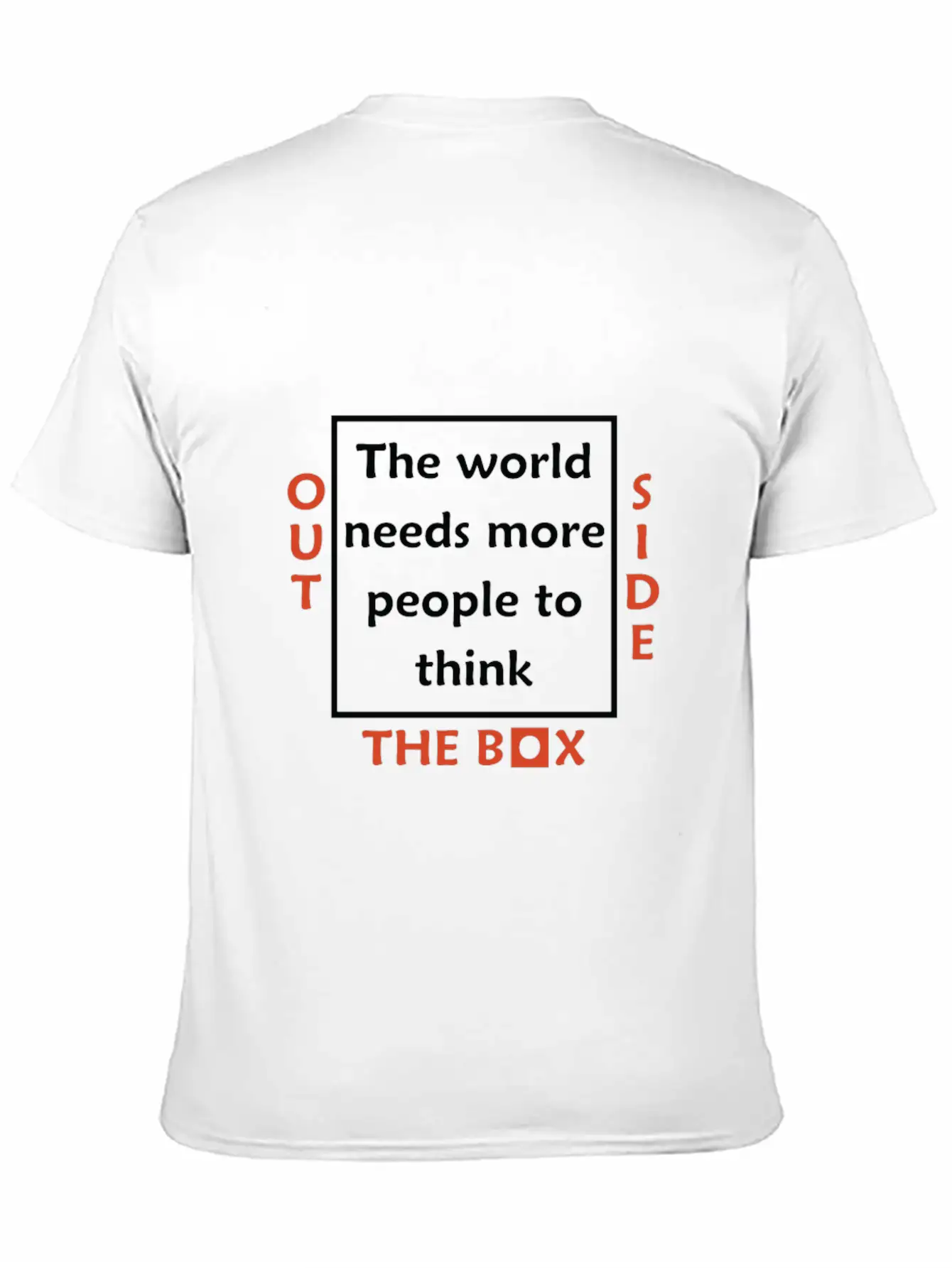 Outside The Box Timeless Short Sleeve Tee – Comfy And Minimalist Design