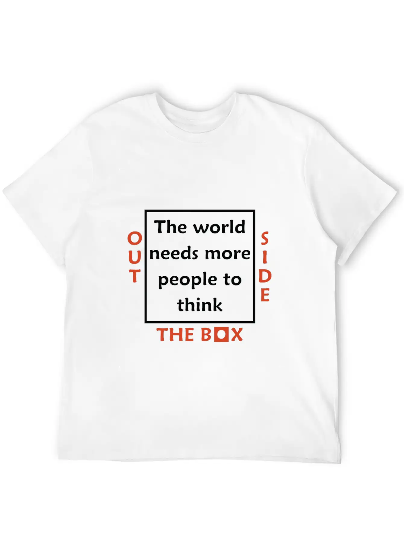 Outside The Box Timeless Short Sleeve Tee – Comfy And Minimalist Design
