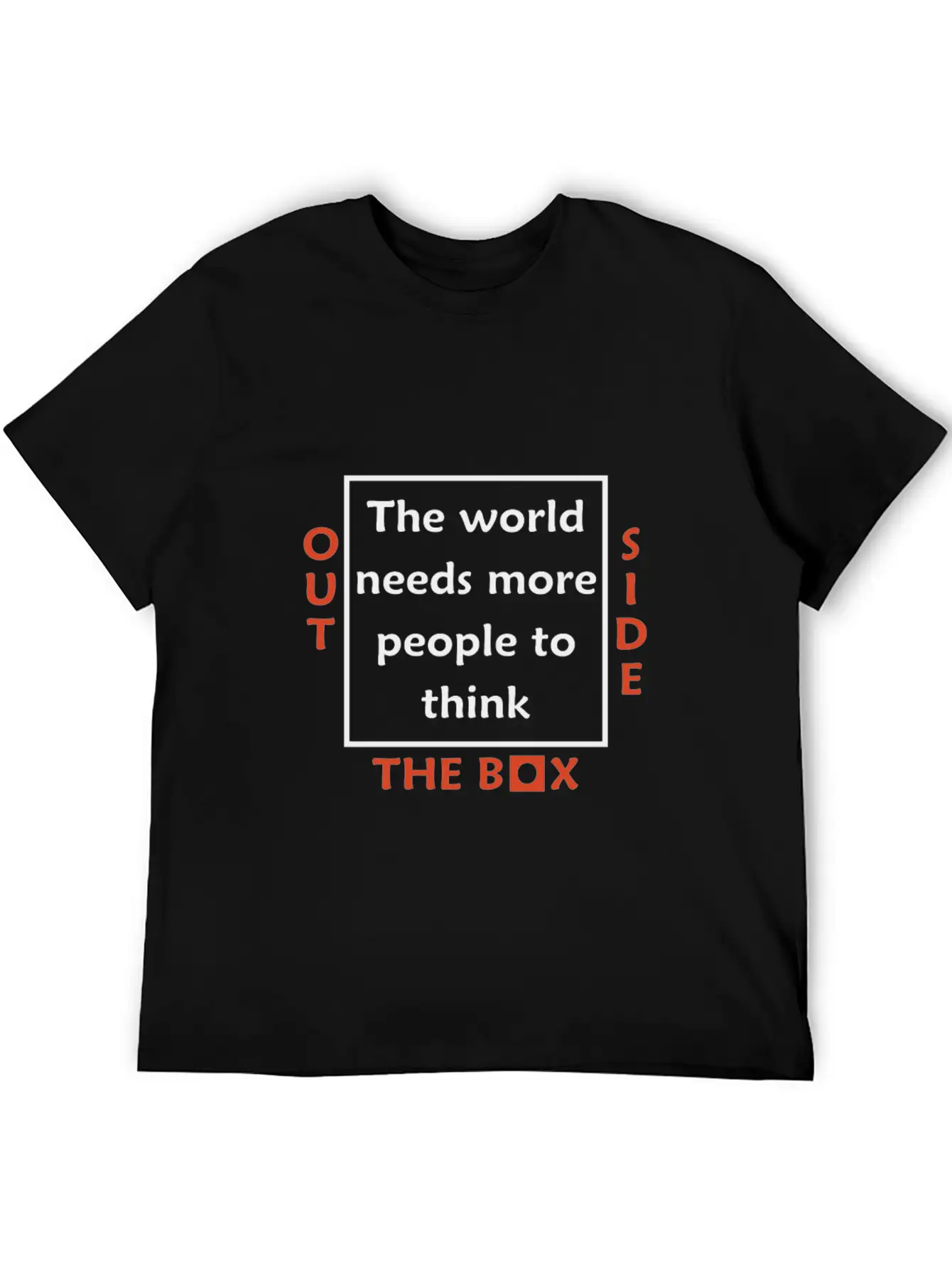 Outside The Box Timeless Short Sleeve Tee – Comfy And Minimalist Design