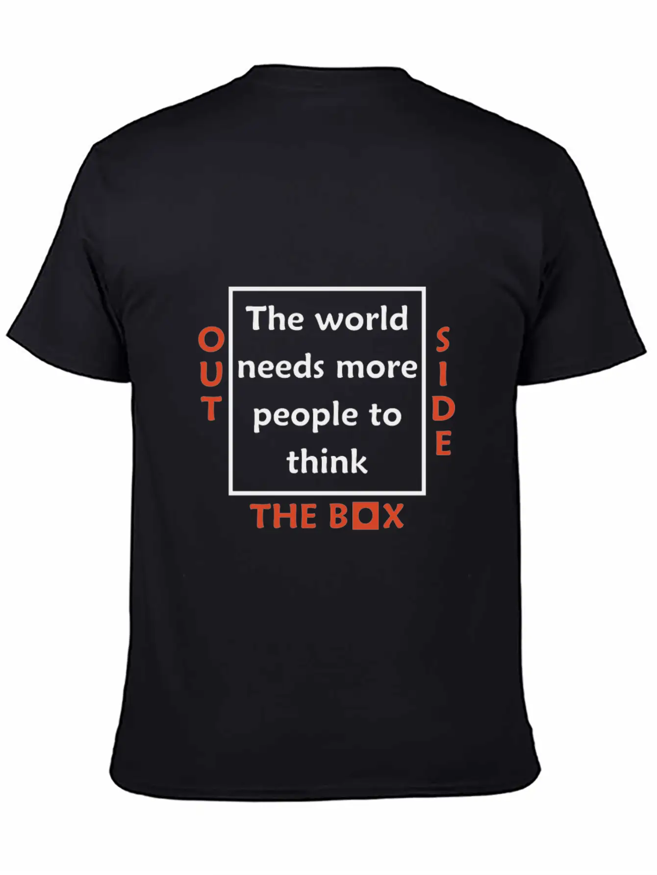 Outside The Box Timeless Short Sleeve Tee – Comfy And Minimalist Design