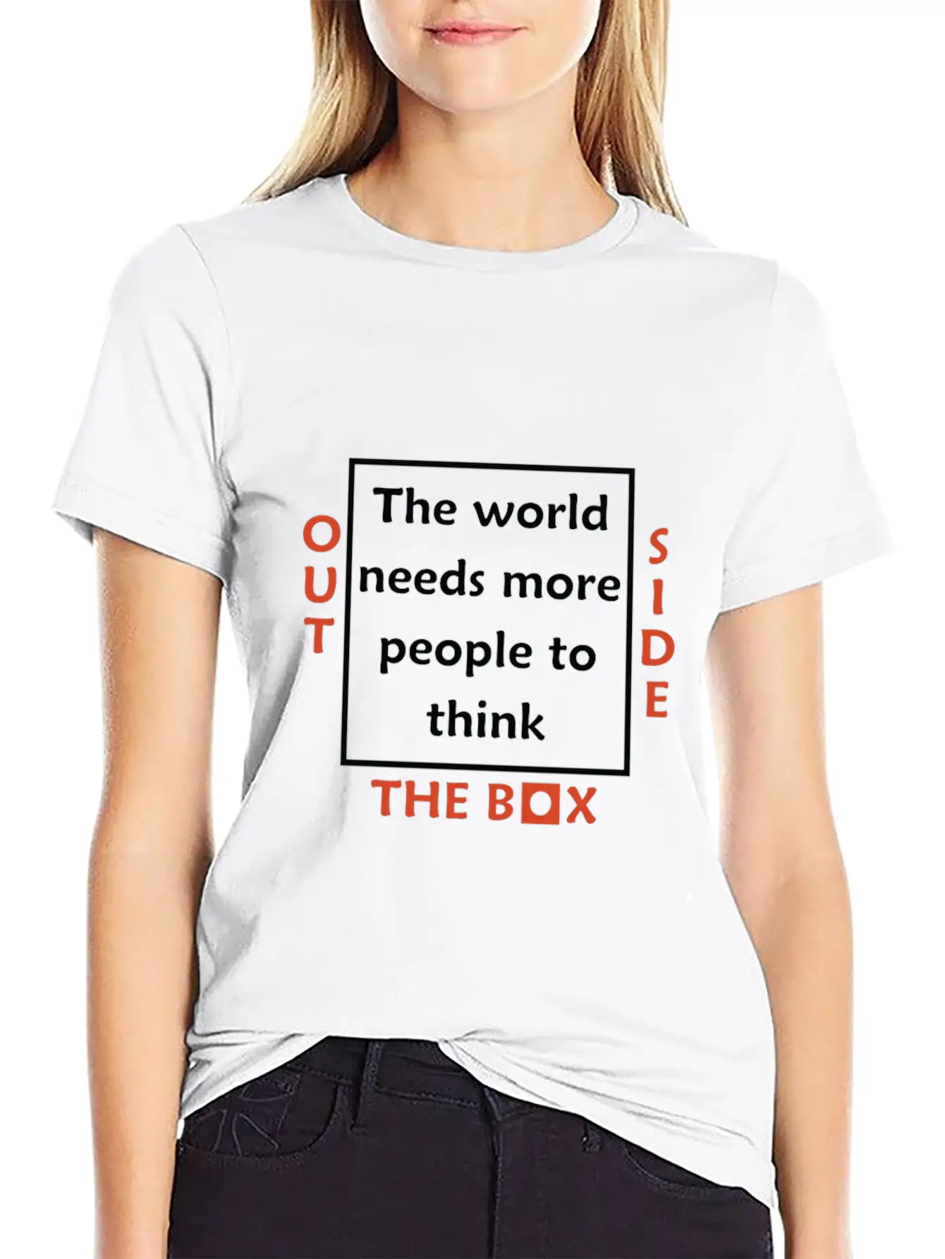Outside The Box Timeless Short Sleeve Tee – Comfy And Minimalist Design