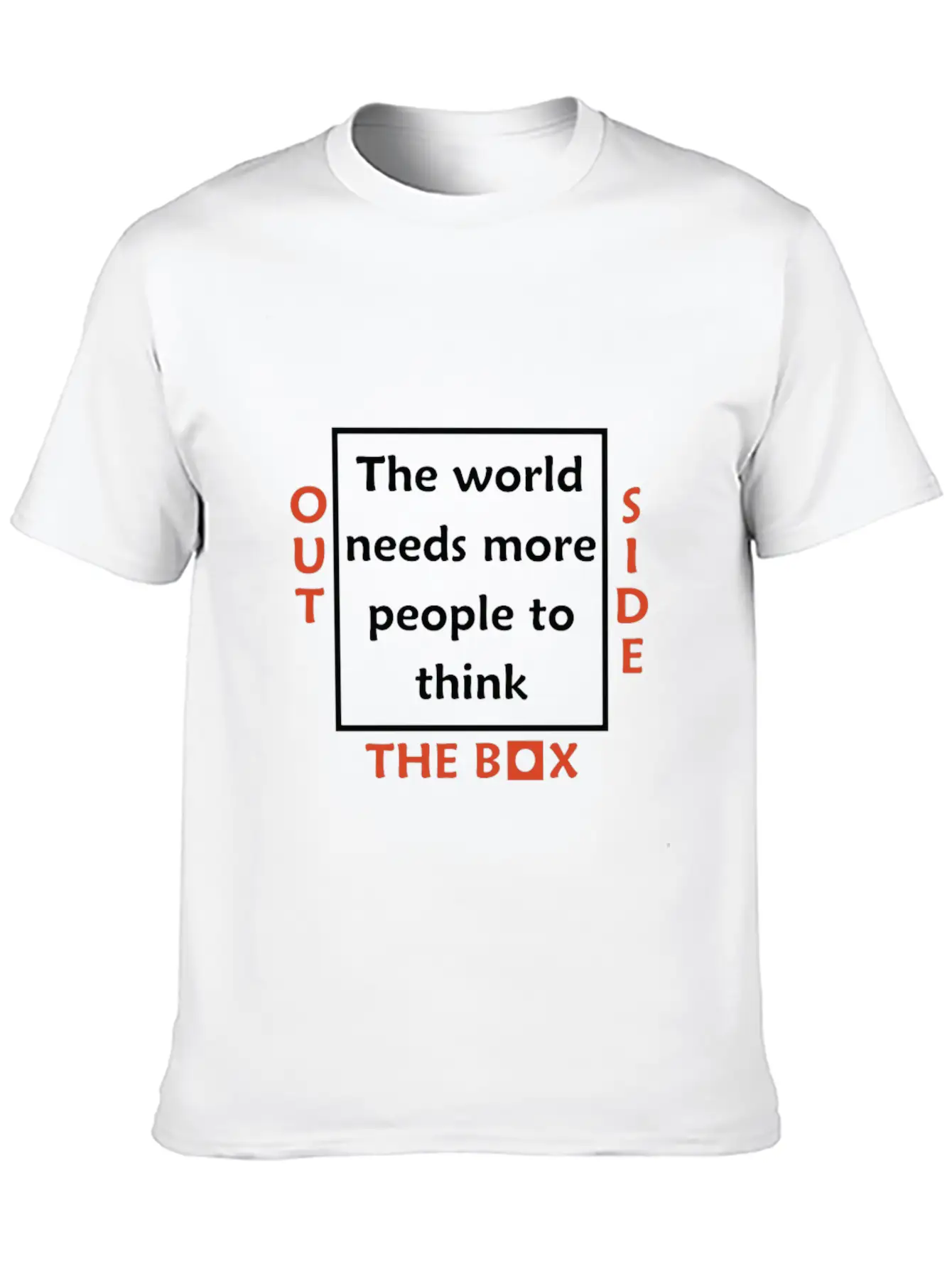 Outside The Box Timeless Short Sleeve Tee – Comfy And Minimalist Design