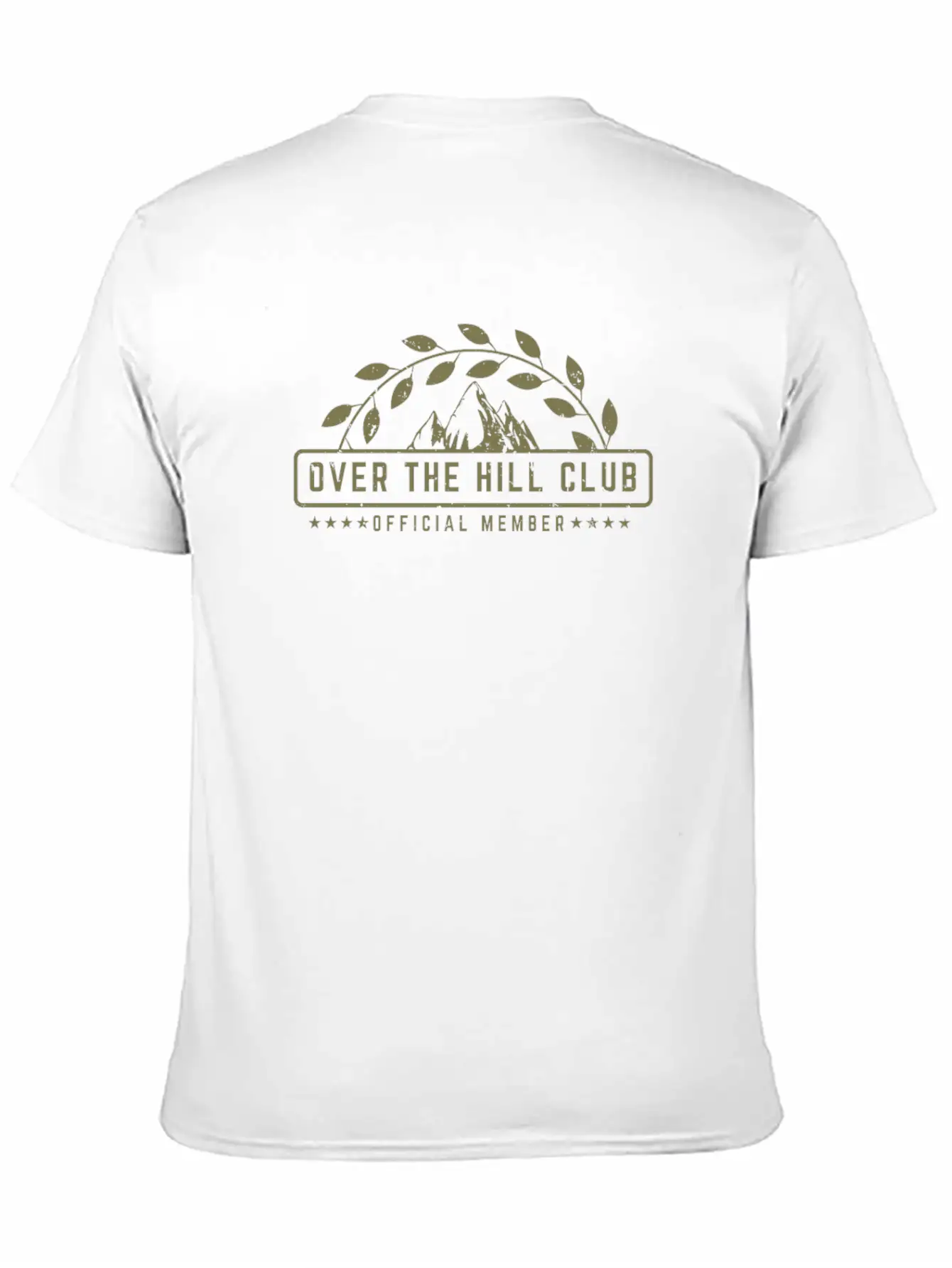 Over The Hill Club Official Member Retirement Comfortable Minimalist Graphic Tee – Summer Style Essential