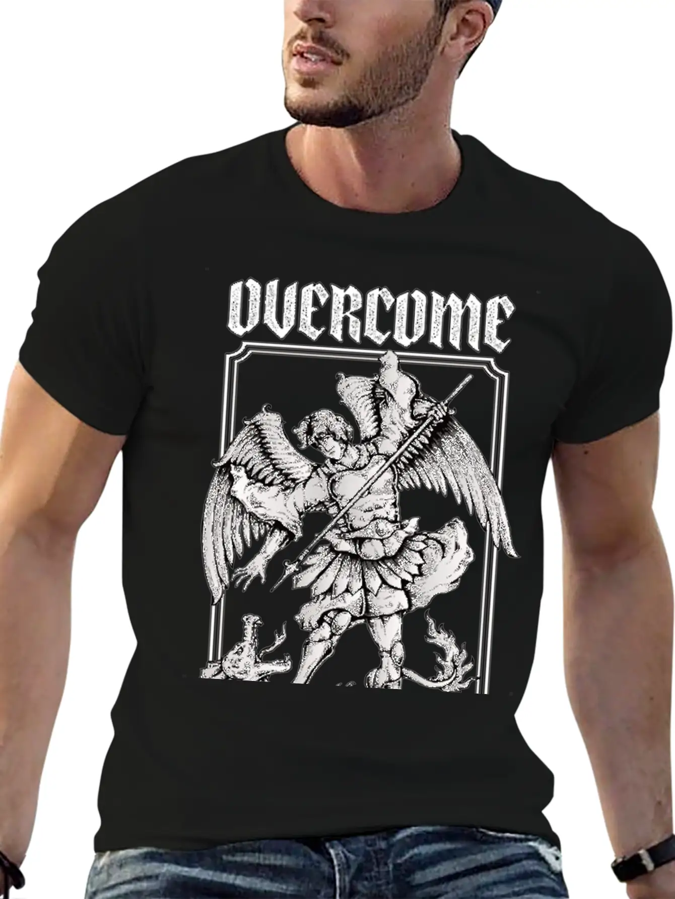 Overcome Your Fears Essential Unisex Summer Tee – Soft Cotton Casual Fit