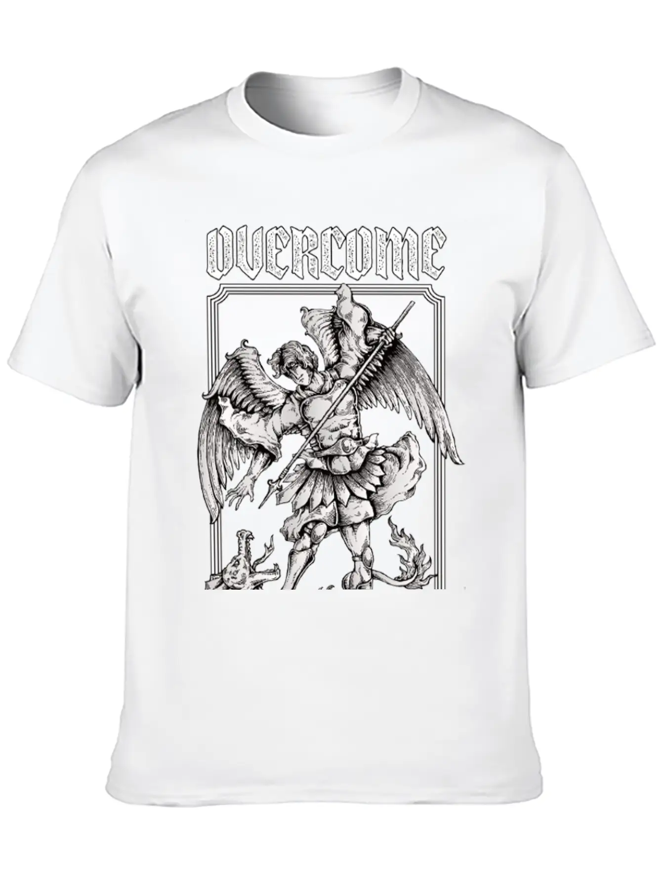 Overcome Your Fears Essential Unisex Summer Tee – Soft Cotton Casual Fit
