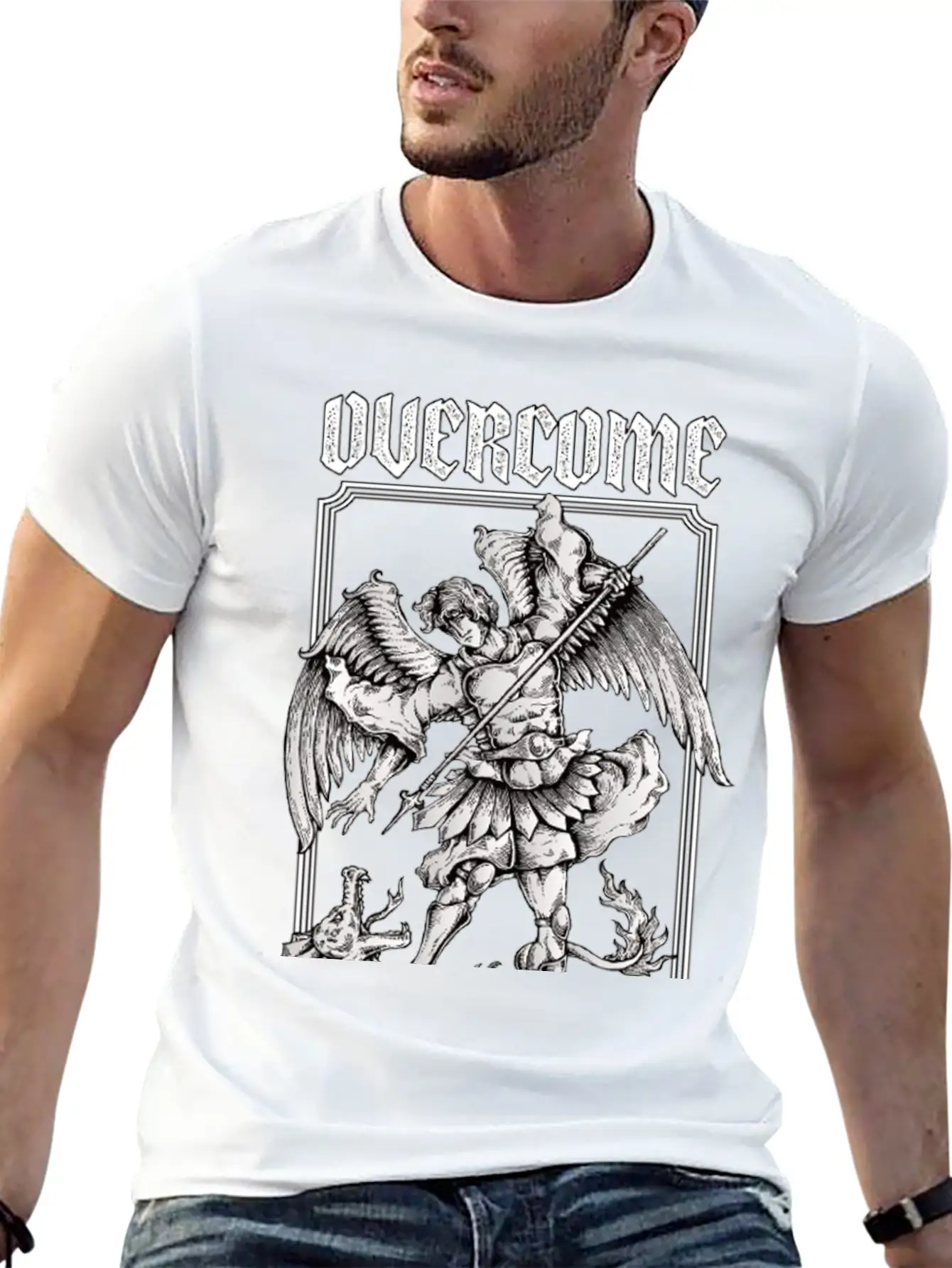 Overcome Your Fears Essential Unisex Summer Tee – Soft Cotton Casual Fit